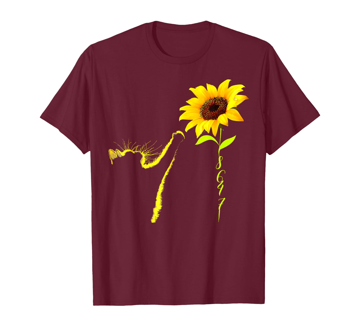 8647 Subtle 86 47 Cat Sunflower Cat Lovers 8647 Floral Men Women T-Shirt