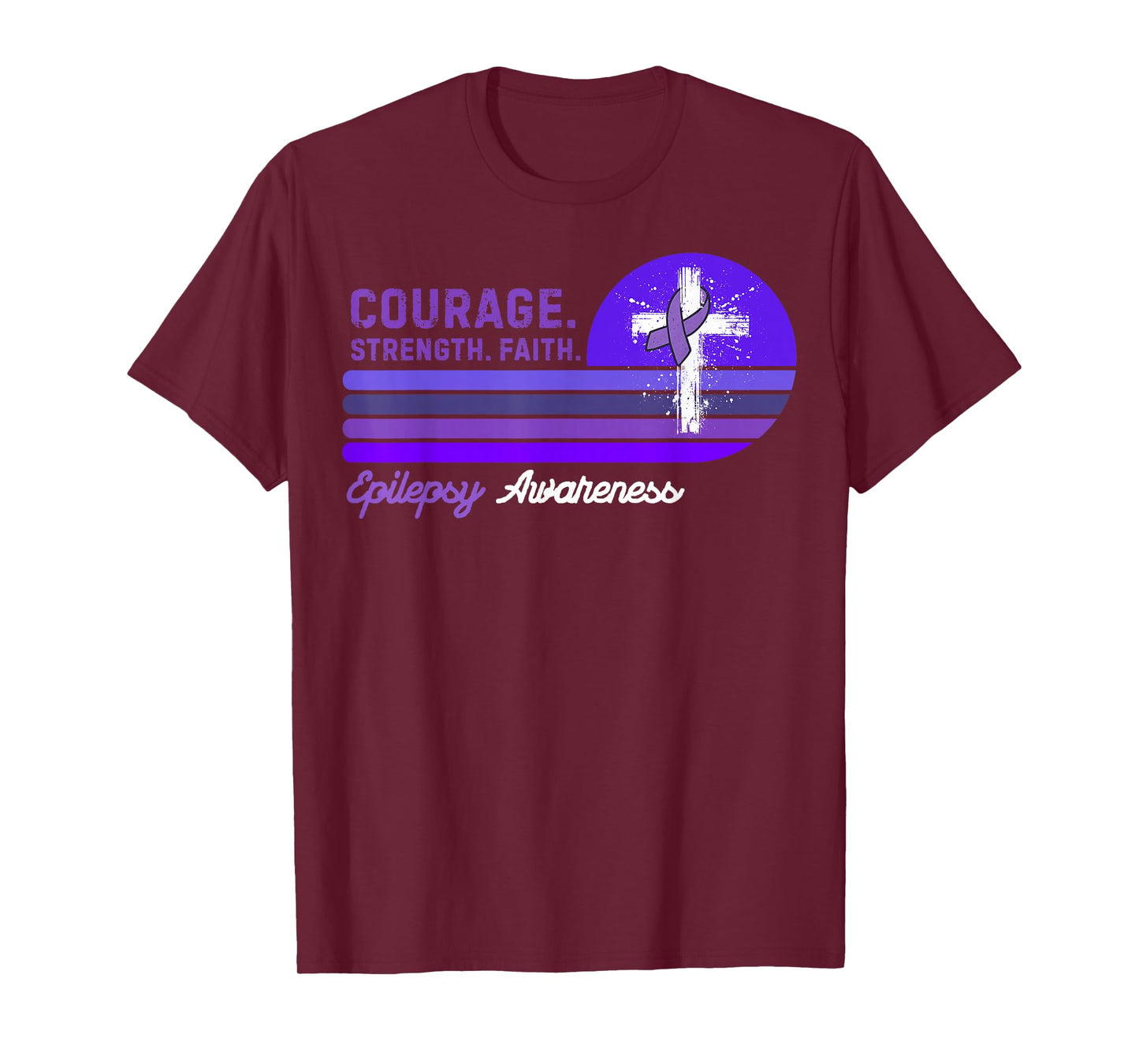 Vintage Seizure Support Epilepsy Awareness T-Shirt