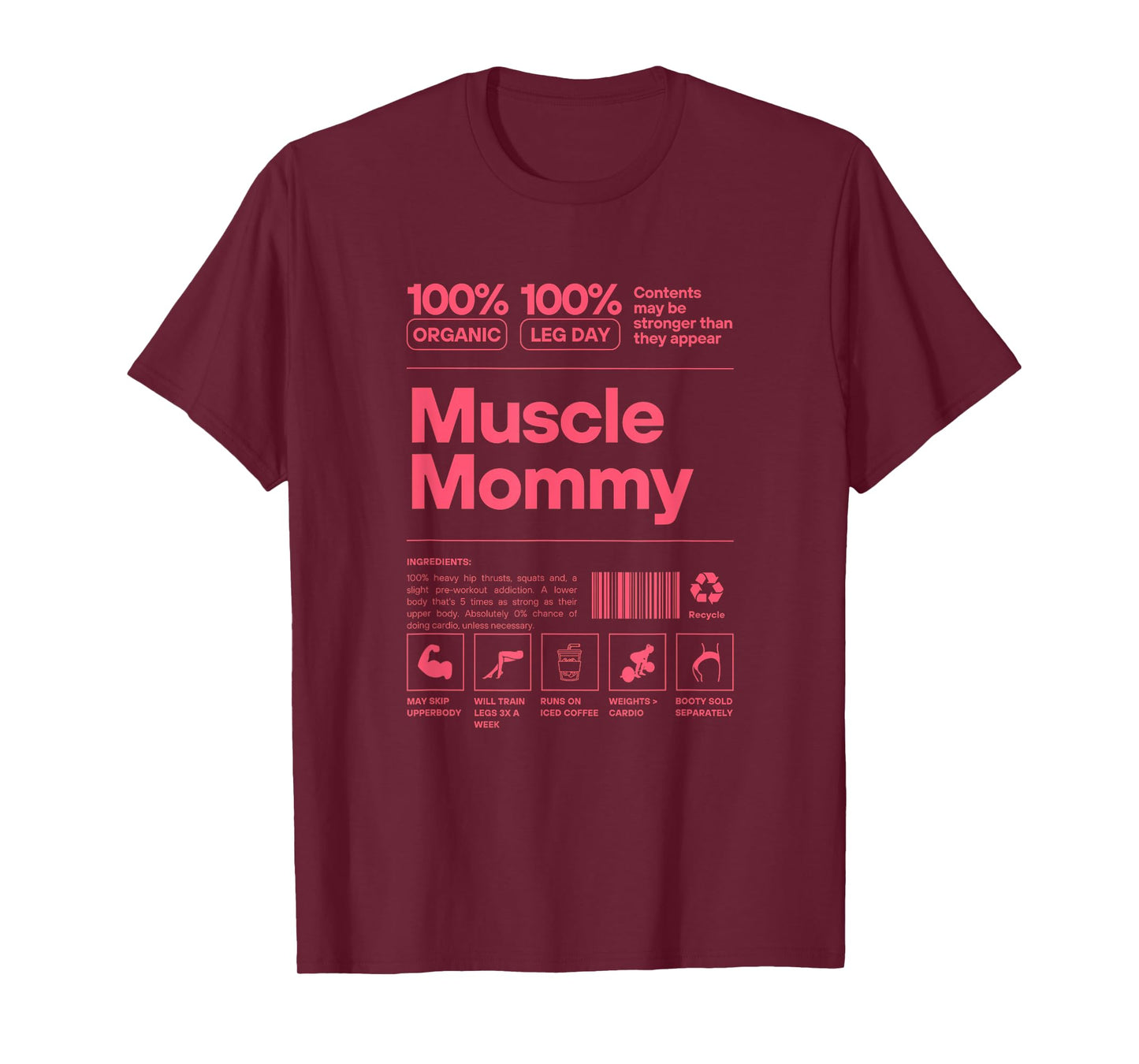 Muscle Mommy - Bodybuilding & WeightLifting Gym Pump Cover T-Shirt