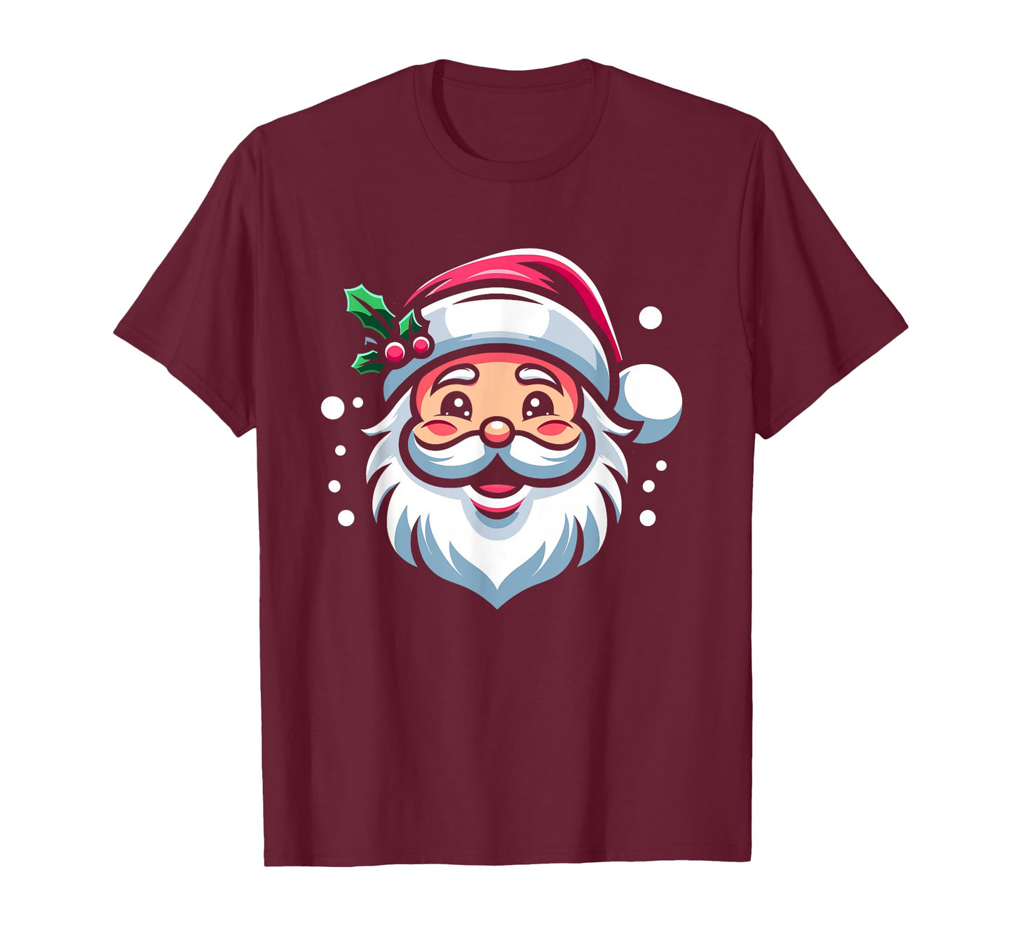 Pink Vintage Santa Claus Christmas Party Holiday Kids T-Shirt