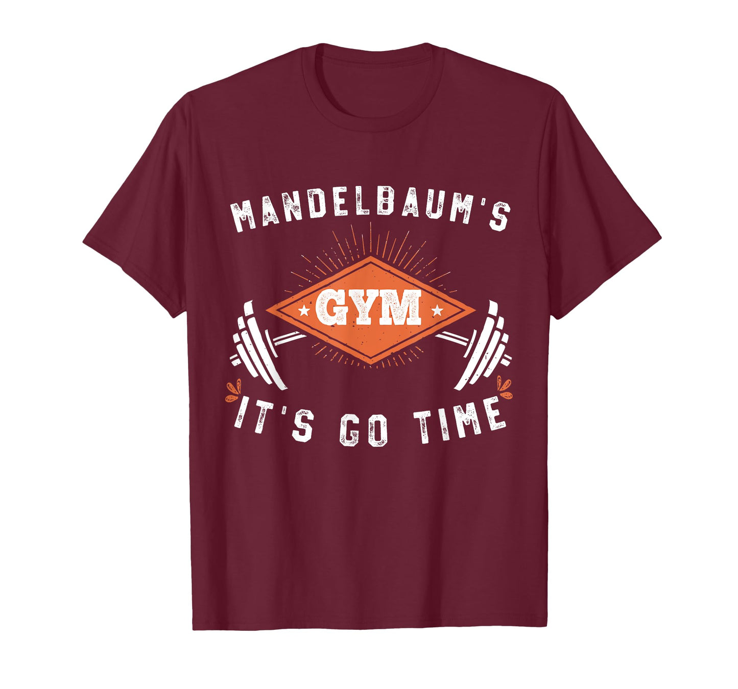 Vintage Mandelbaum's Gym T-shirt workout go time Gift T-Shirt