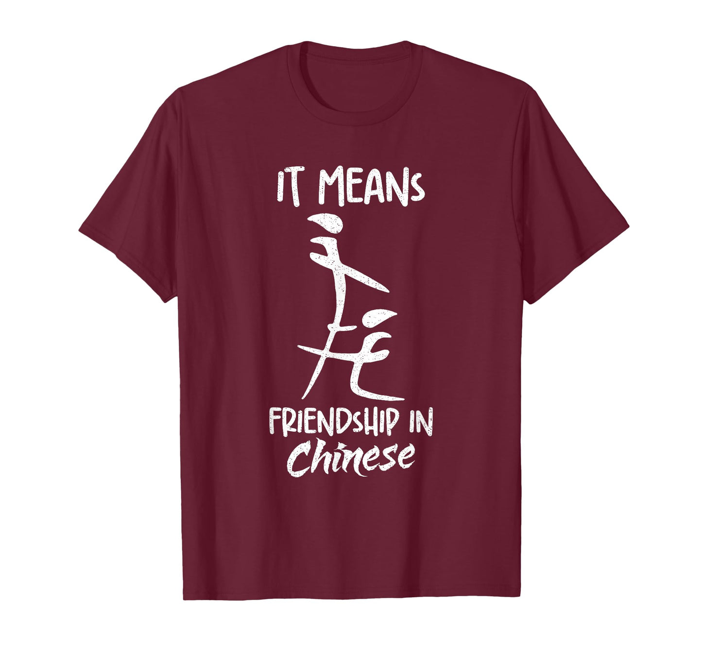 It Means Friendship in Chinese Funny Sarcasm Meme Sarcastic T-Shirt