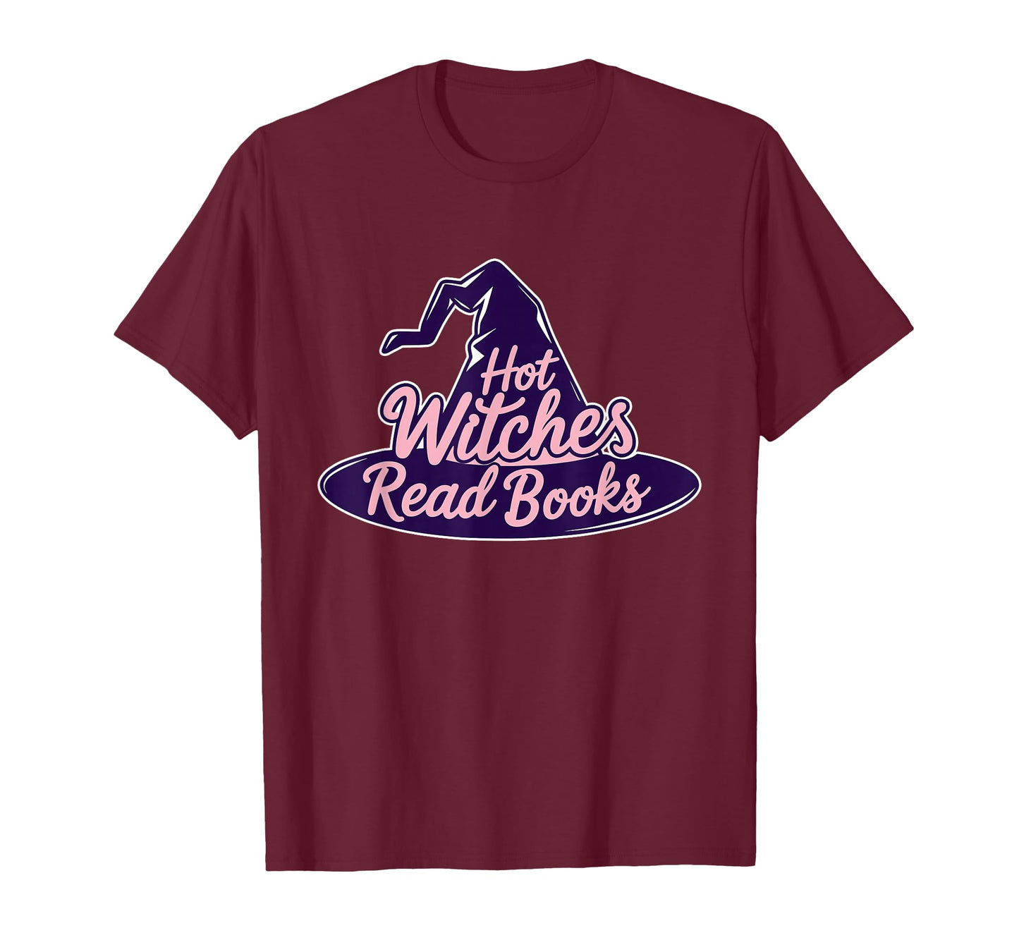 Hot Witches Read Books Spooky Literary Vibes T-Shirt