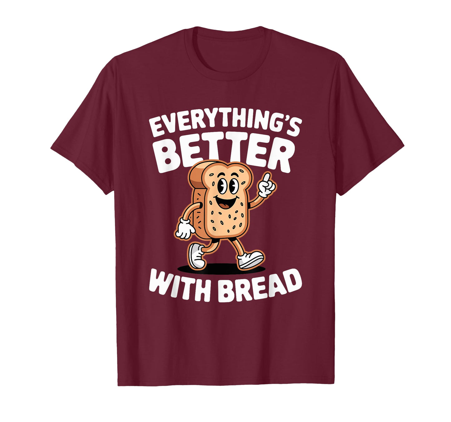 Funny Retro Vintage Bread Men Women Boys or Girls Bread T-Shirt