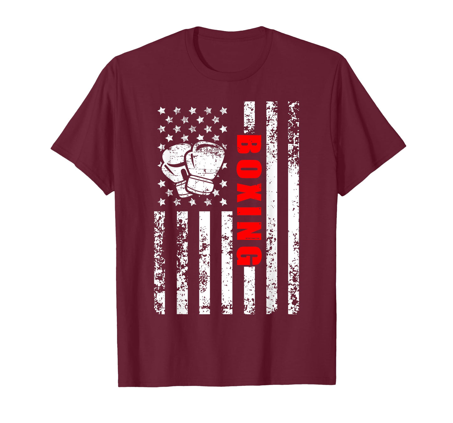 American Flag Boxing Patriotic Boxing T-Shirt