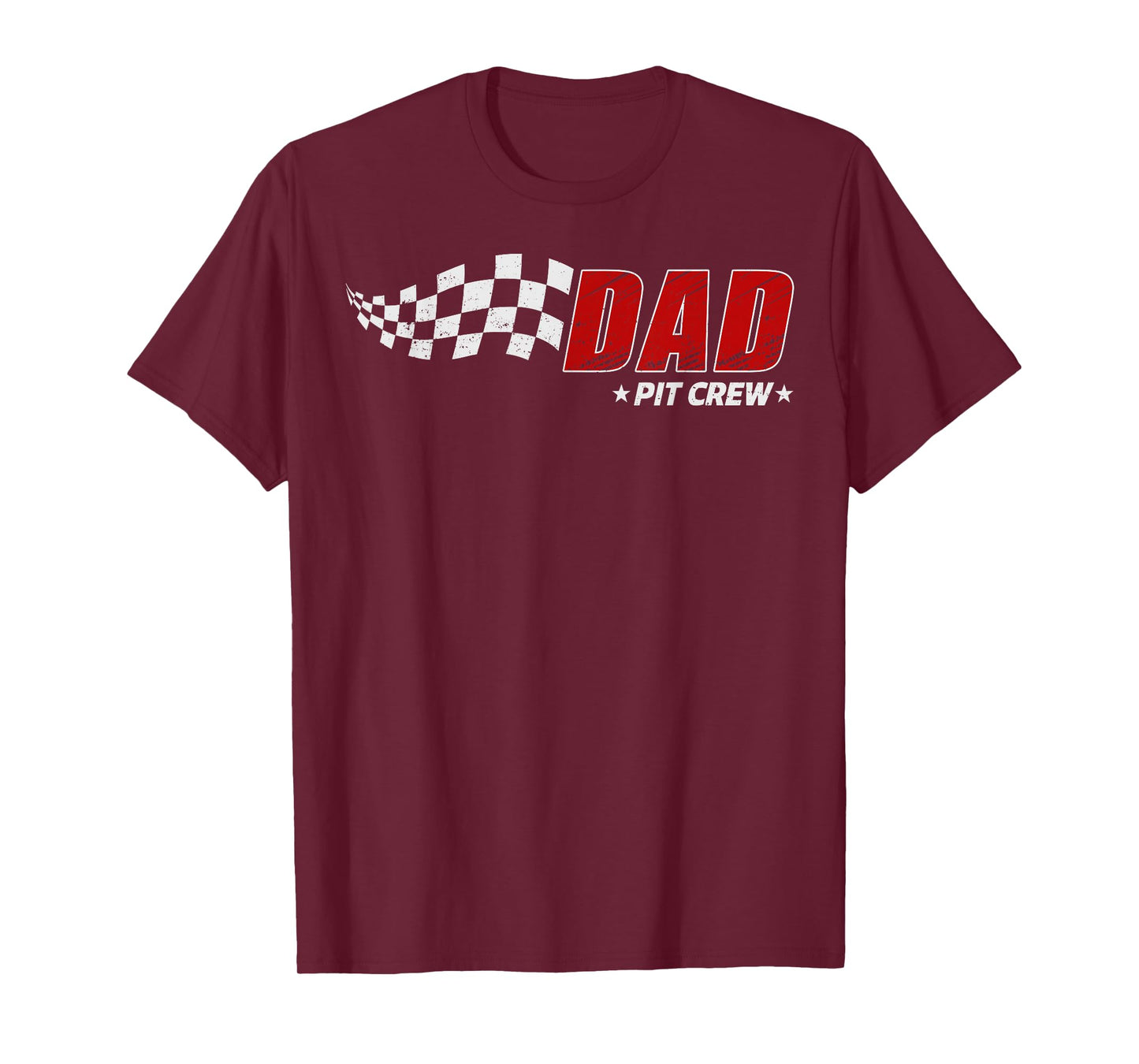 Dad Pit Crew Race Car Birthday Family Matching Pit Crew T-Shirt