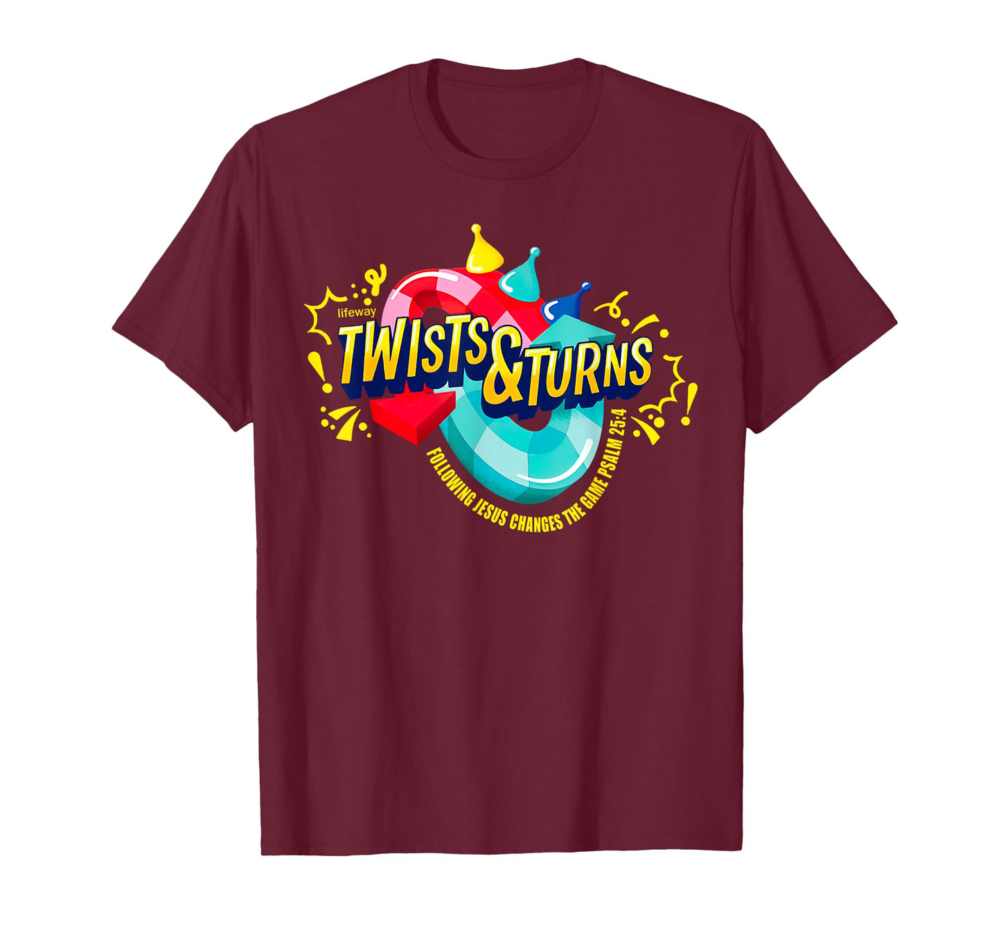Twists And Turns Jesus Changes The Game VBS 2023 Bible T-Shirt