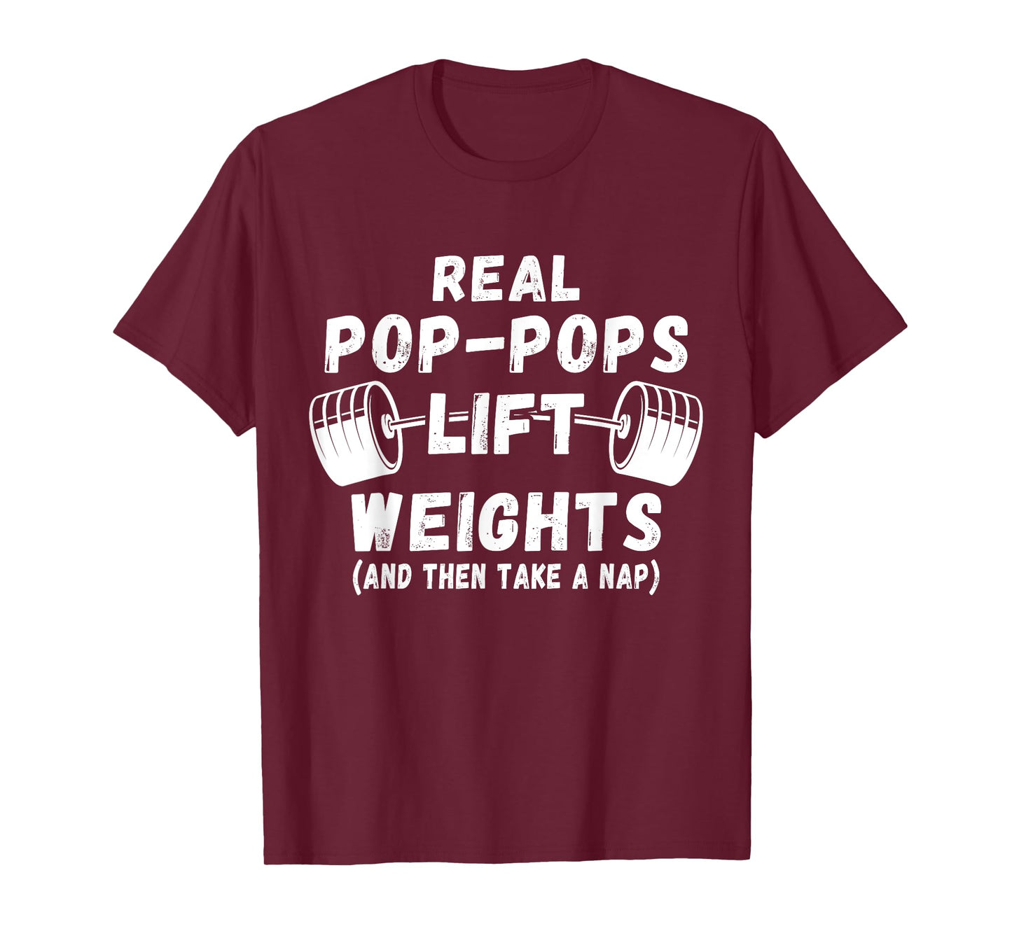 Pop Pop, Funny Gym Workout Train Fitness or Lifting Humor T-Shirt