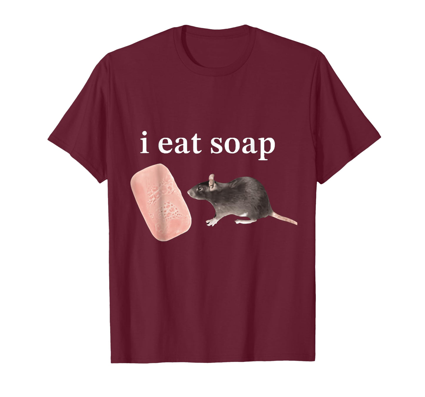 Vintage FUNNY Meme I Eat Soap Rat T-Shirt
