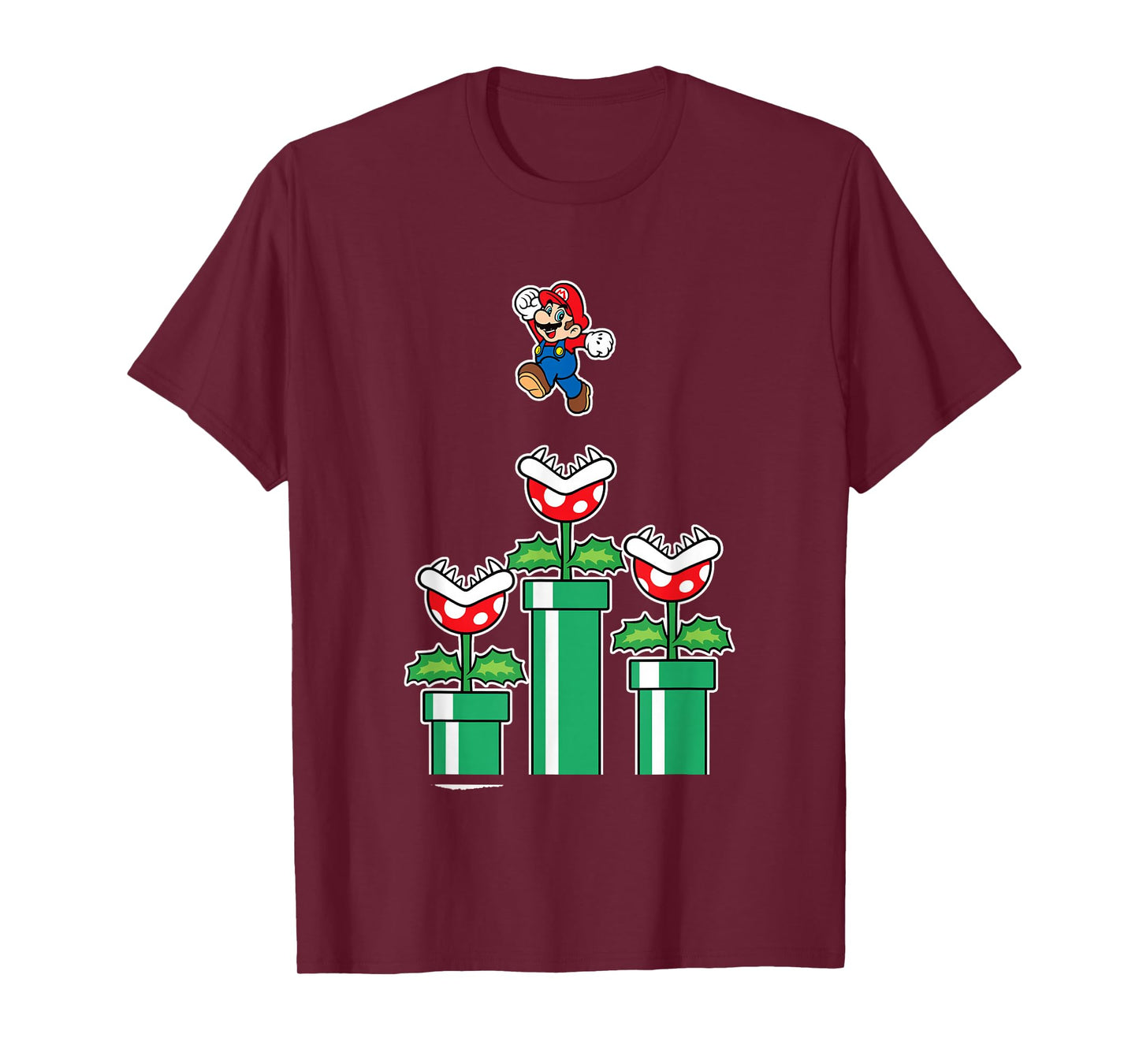 Super Mario Man Eater Jumping Piranha Plants T-Shirt