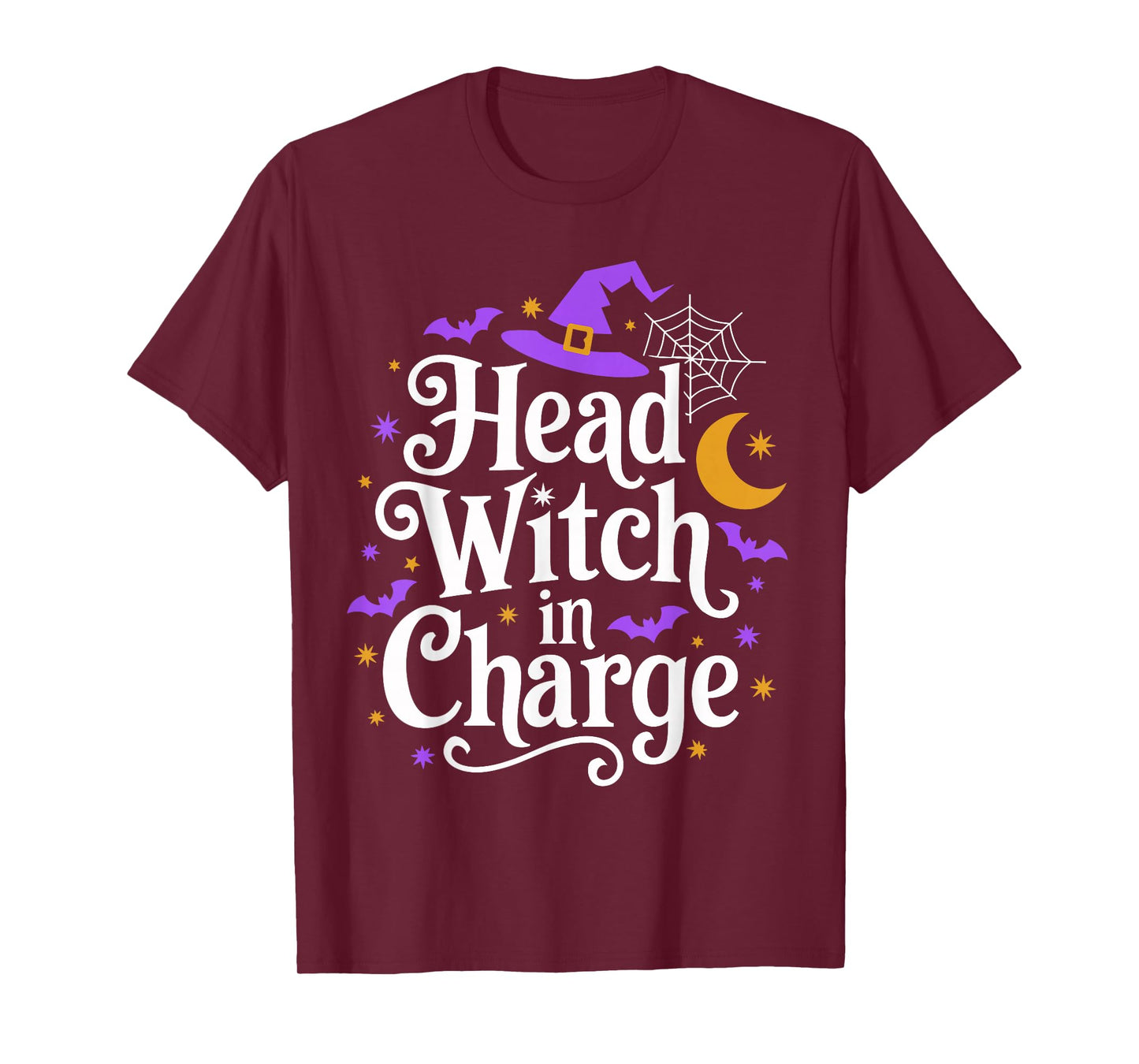 Head Witch In Charge Funny Halloween Costume for Witches T-Shirt