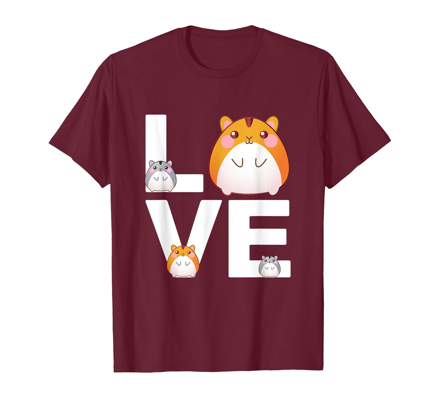 Funny Love Hamsters Shirt Animal Toys Pets Lovers TShirt T-Shirt