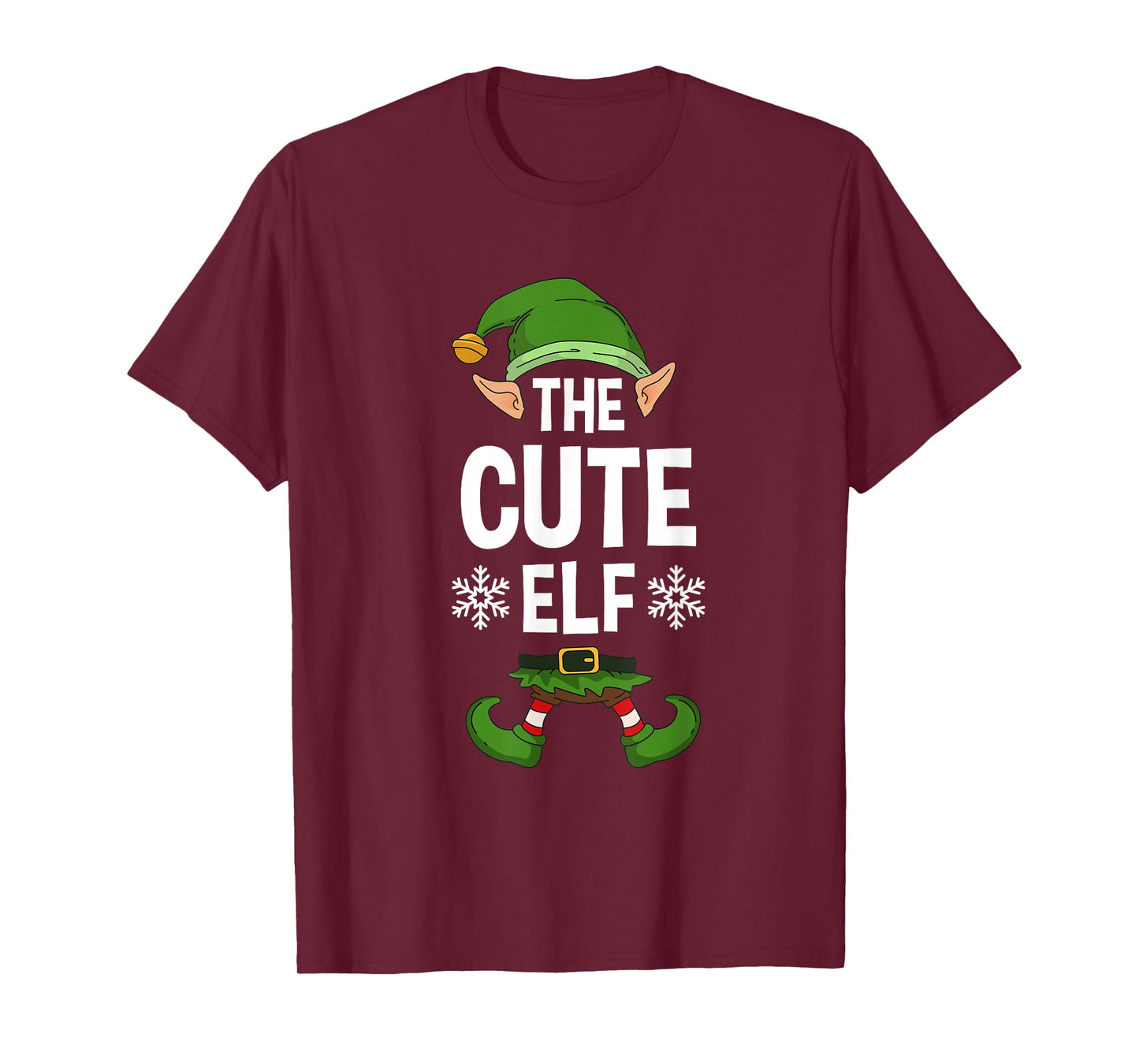 The Cute Elf Party Family Group Matching X-Mas Cutest Saying T-Shirt