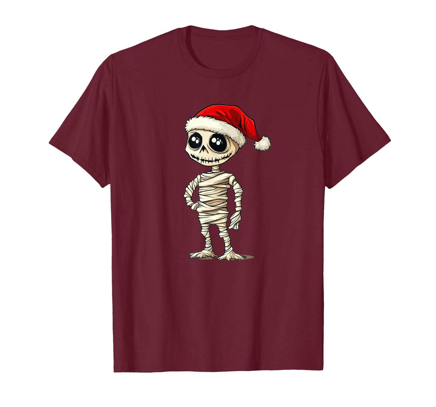 Santa Hat Style with This Christmas Mummy Fun Costume T-Shirt