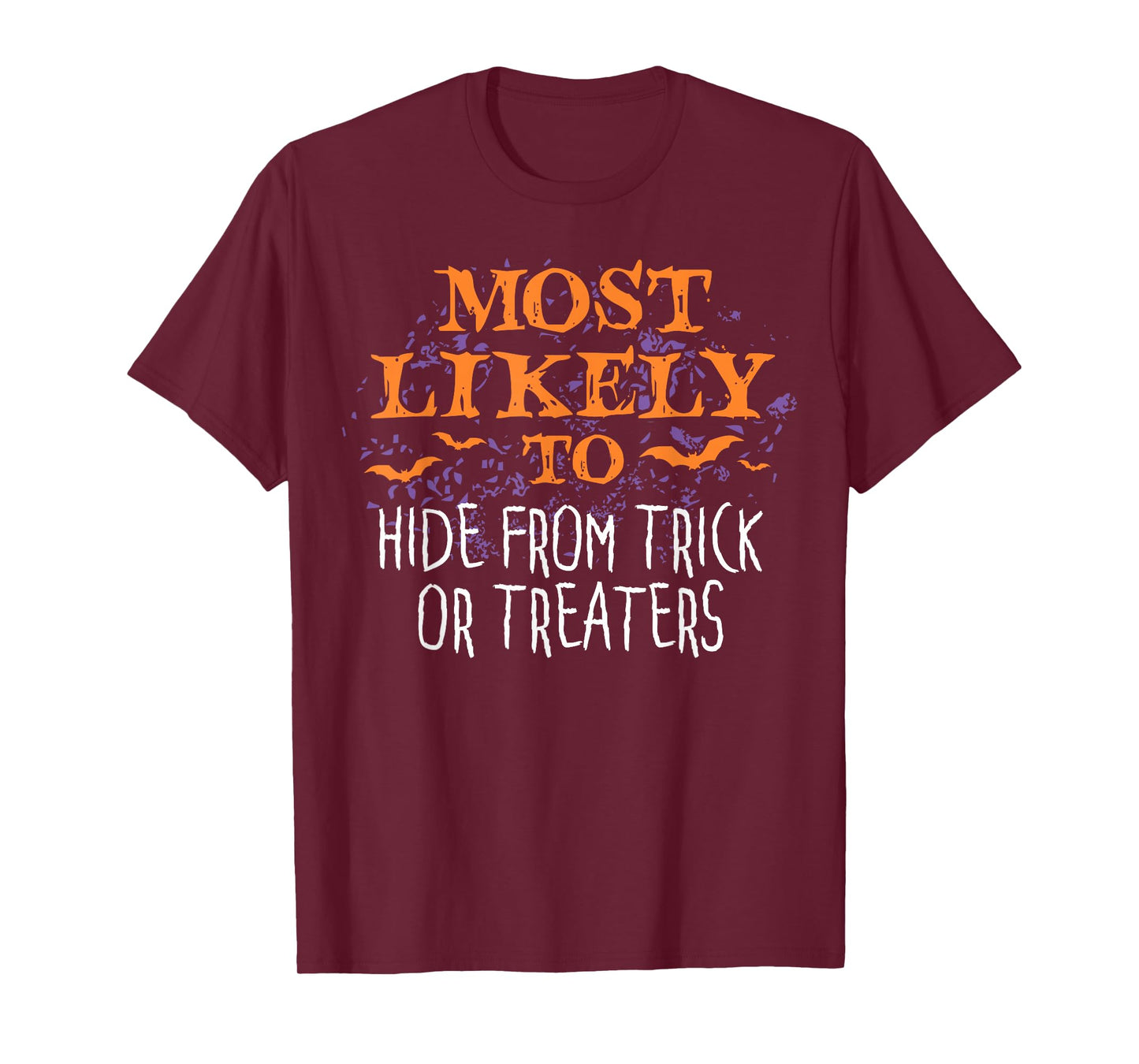 Most Likely To Halloween Hide From Trick Or Treater Matching T-Shirt