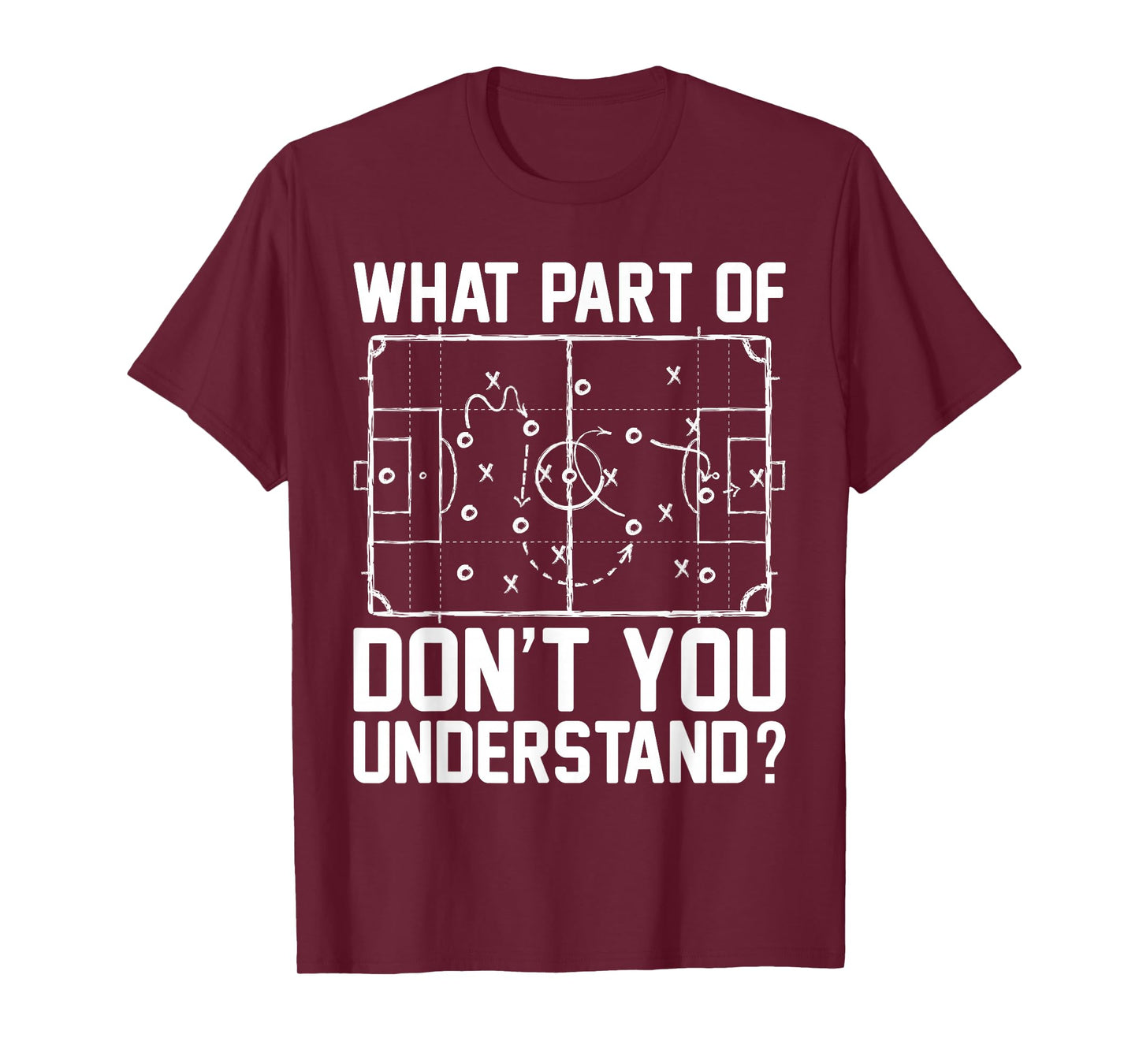 Funny Soccer What Part of Don't You Understand Soccer Coach T-Shirt