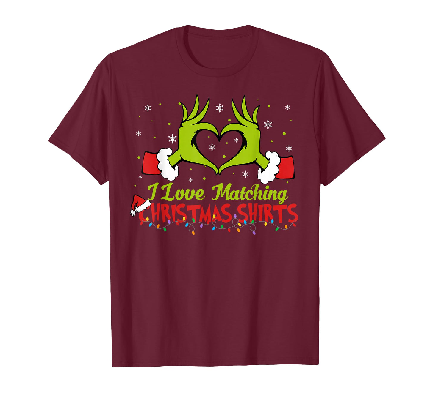 I Love Matching Christmas Shirts But I Don't Xmas Couples T-Shirt