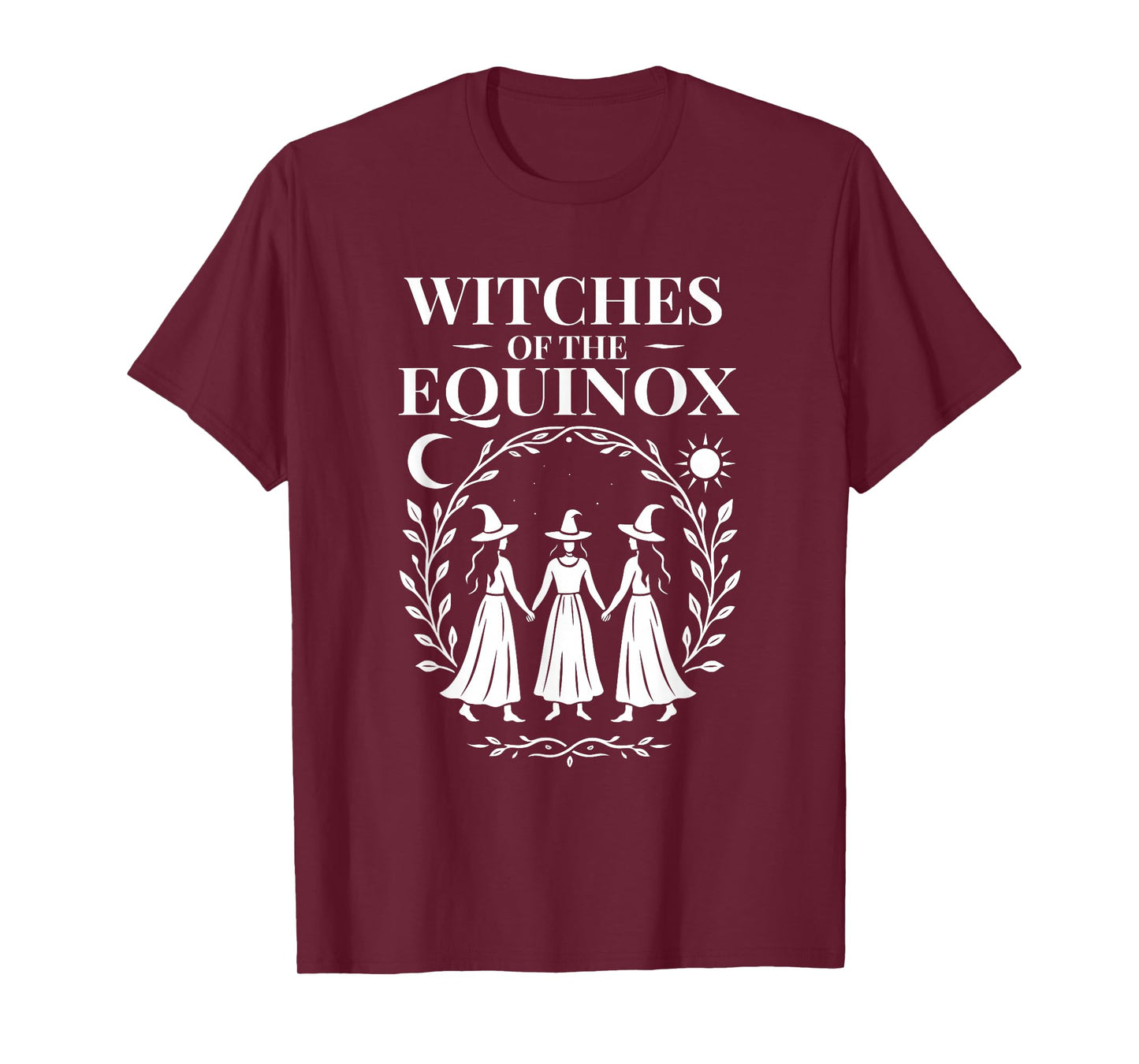Witches Dance of The Equinox Autumn Pagan Ritual Circle T-Shirt