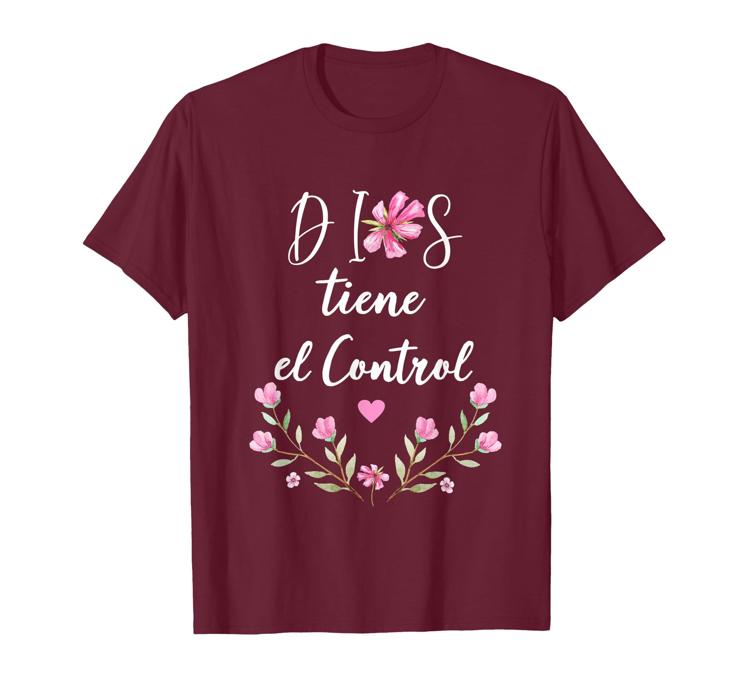 Dios Tiene el Control Tee Christian Spanish for Womens T-Shirt
