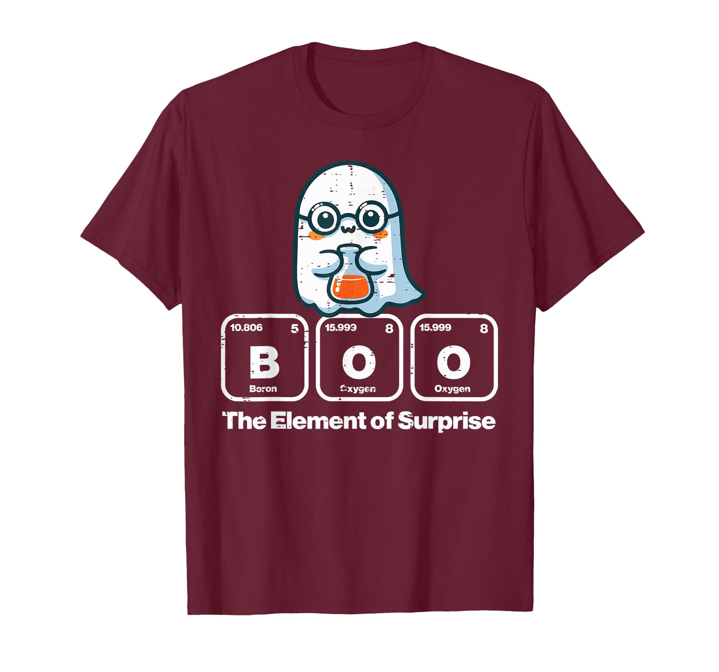 Halloween Ghost Boo Element Surprise Costume Men Women Kids T-Shirt