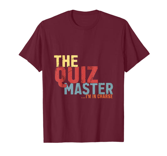 The Quiz Master Trivia Game Quiz Night Team T-Shirt