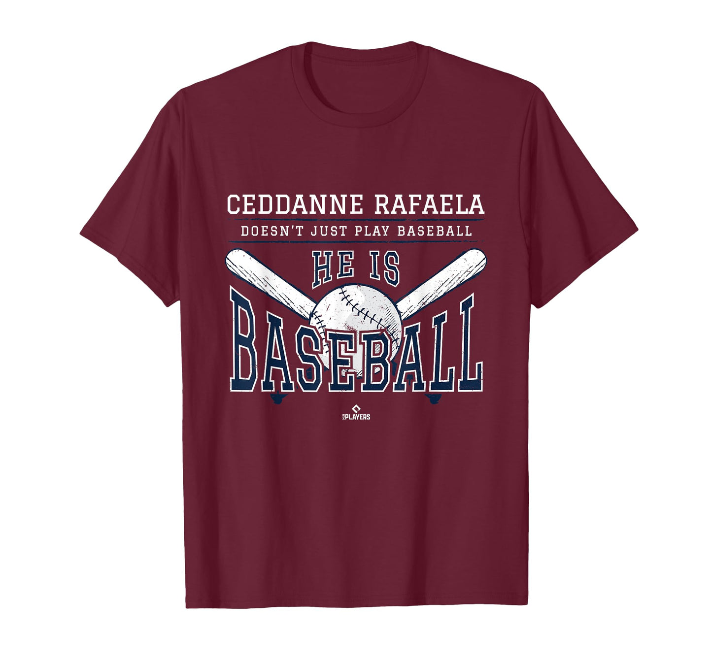 He is Baseball Ceddanne Rafaela Boston Baseball MLBPA T-Shirt