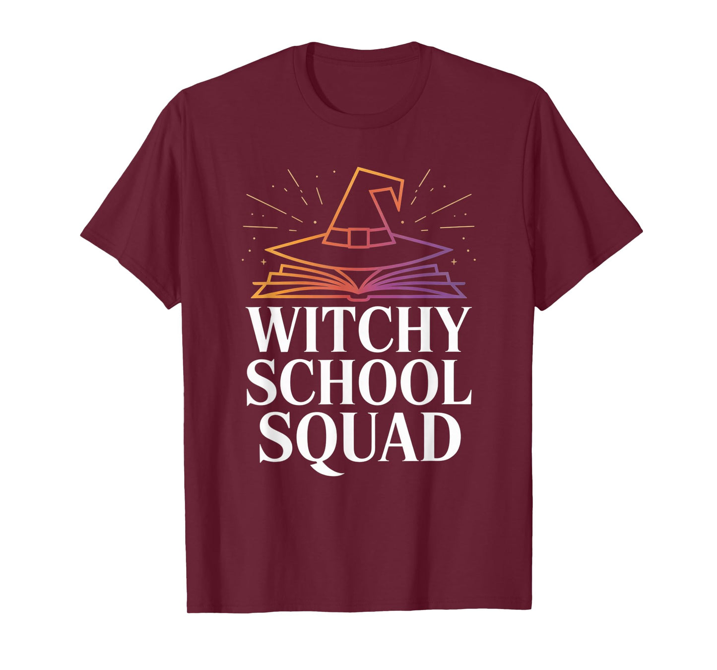 Witchy School Squad Halloween Teacher Student Classroom Tee T-Shirt