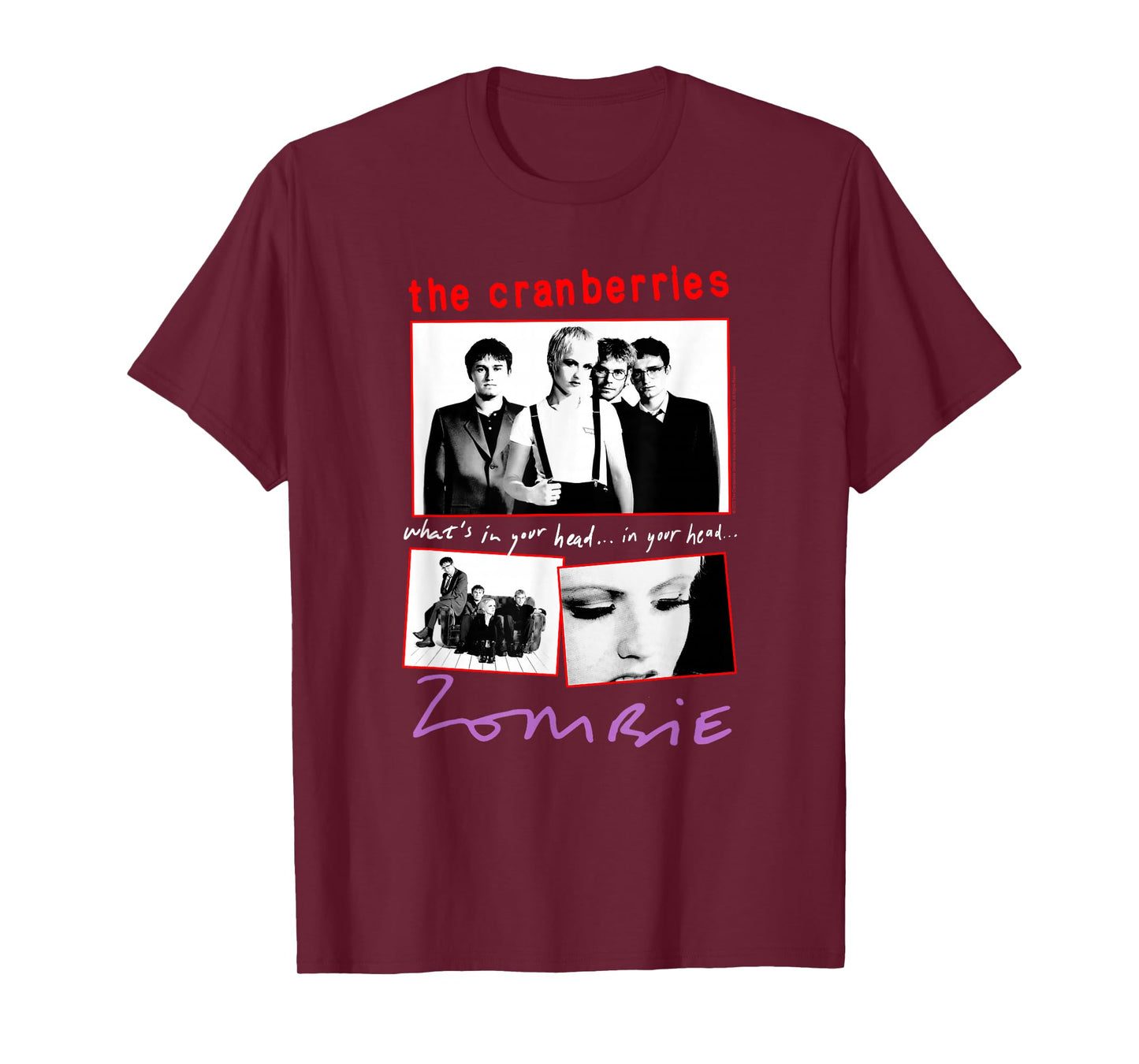 The Cranberries Zombie Collage Vintage Band T-Shirt