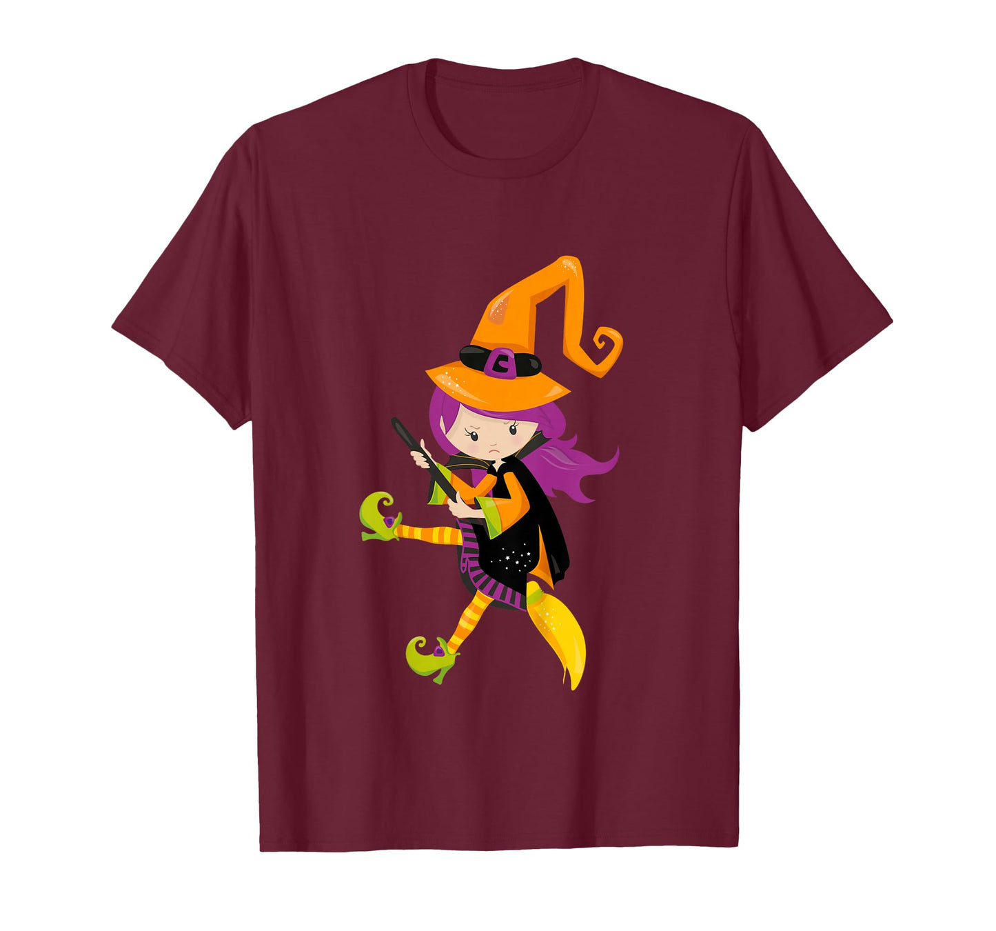 Girls Halloween Witch Shirt for Kids T-Shirt