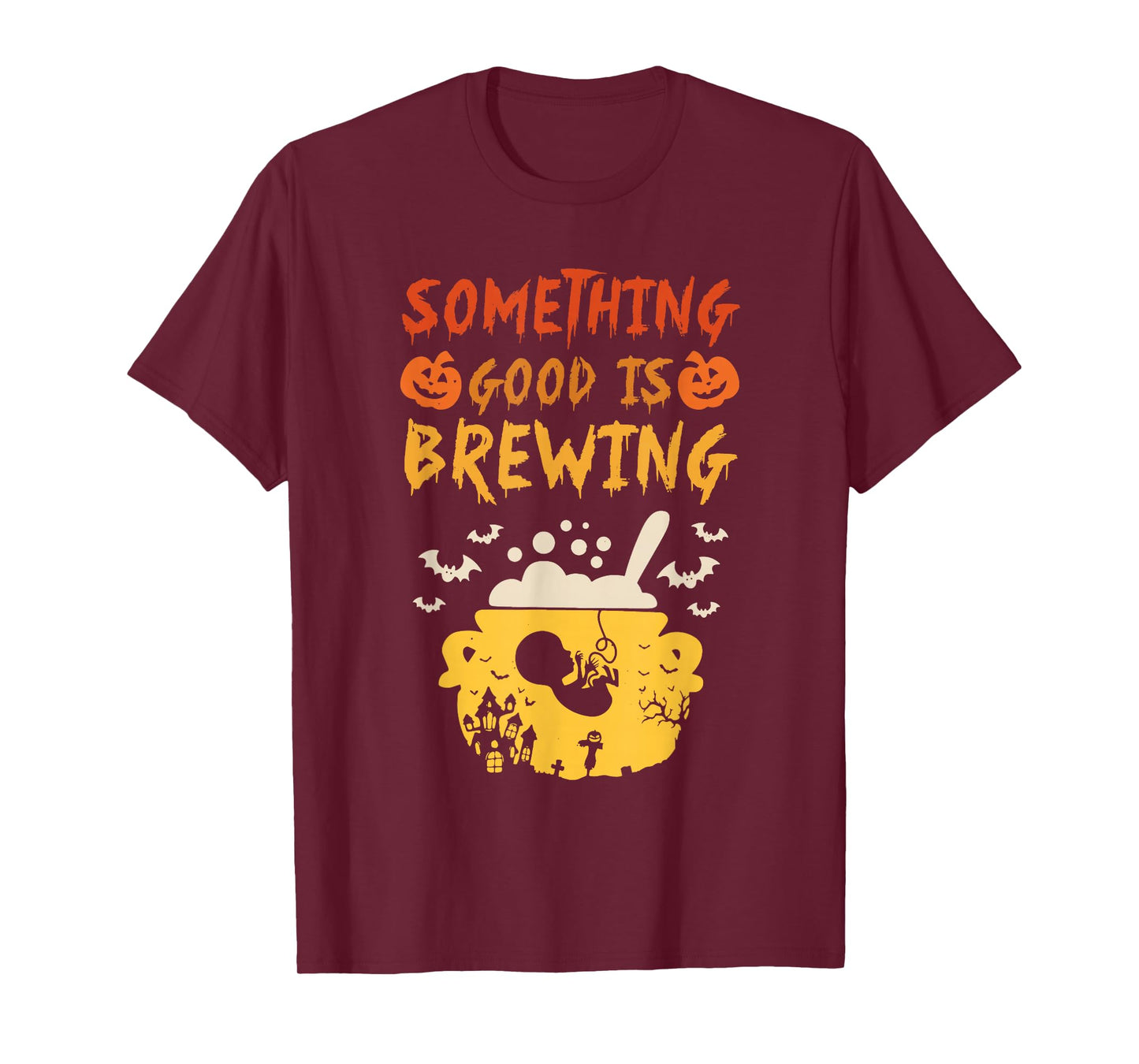 Something Good is Brewing Halloween Cauldron T-Shirt