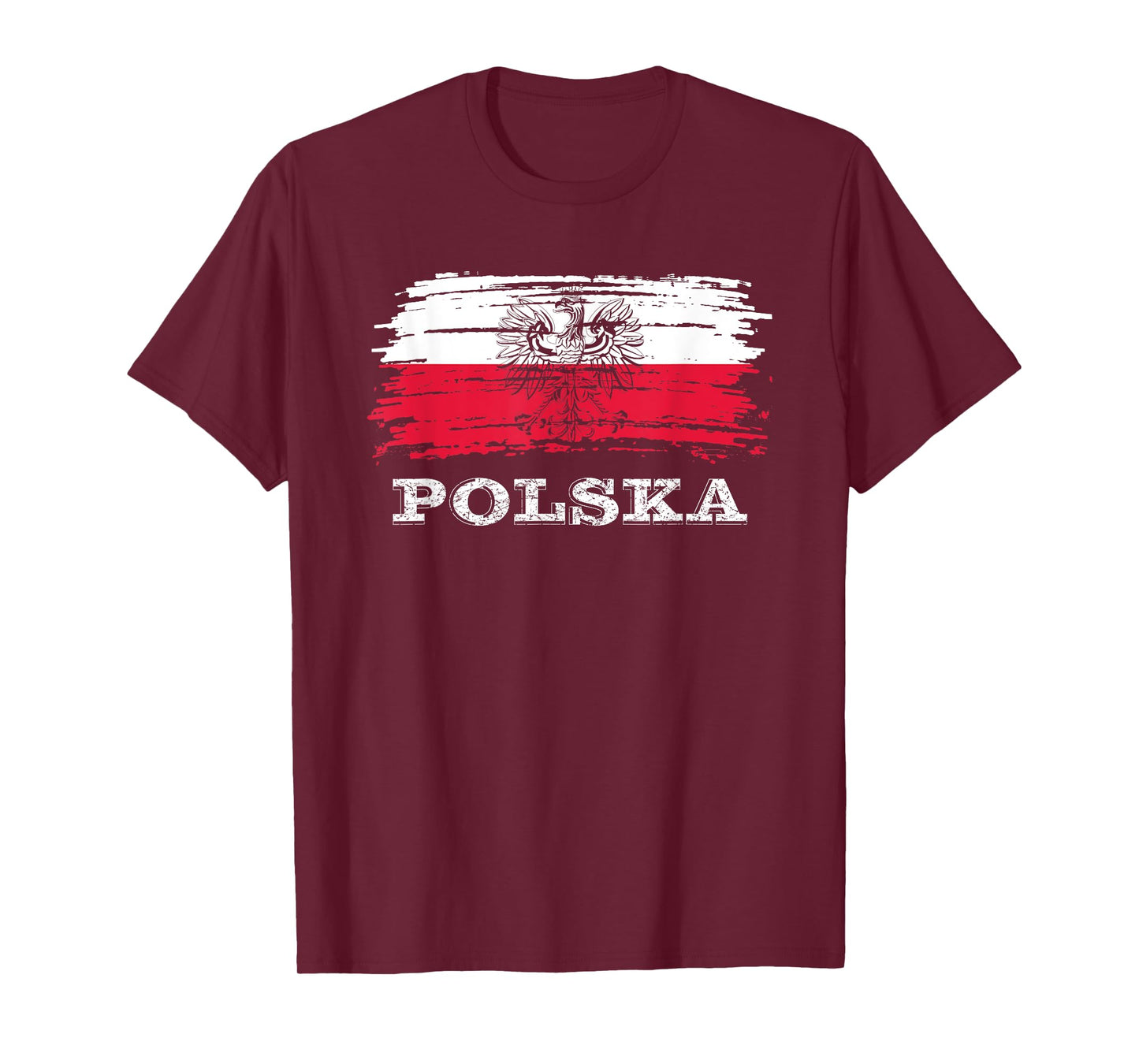 Polish Gifts, Polish Pride, Polish Flag with Eagle Polska T-Shirt