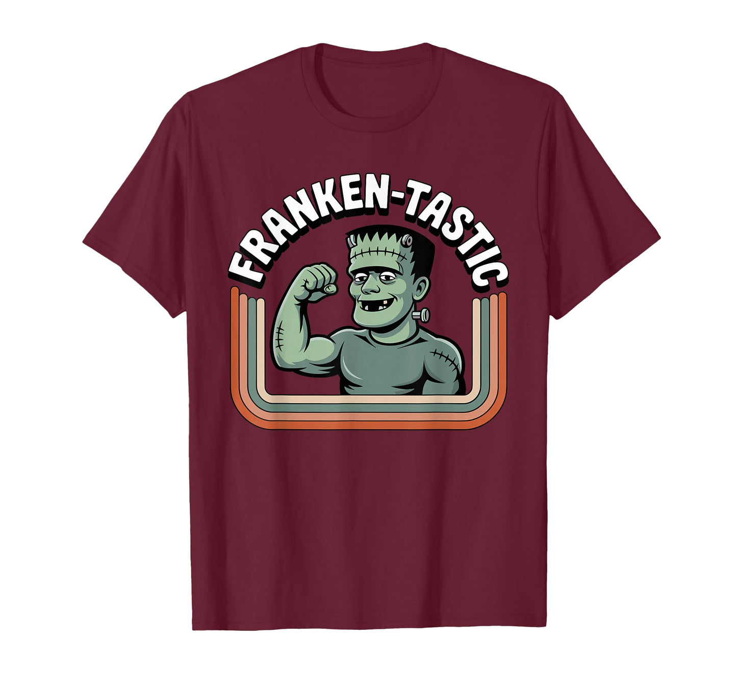 Franken-Tastic Strong Frankenstein Halloween Tee T-Shirt