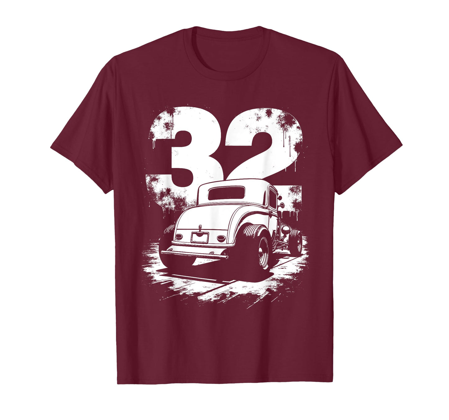 1932 American Classic 3 Window Deuce Coupe Hot Rod T-Shirt
