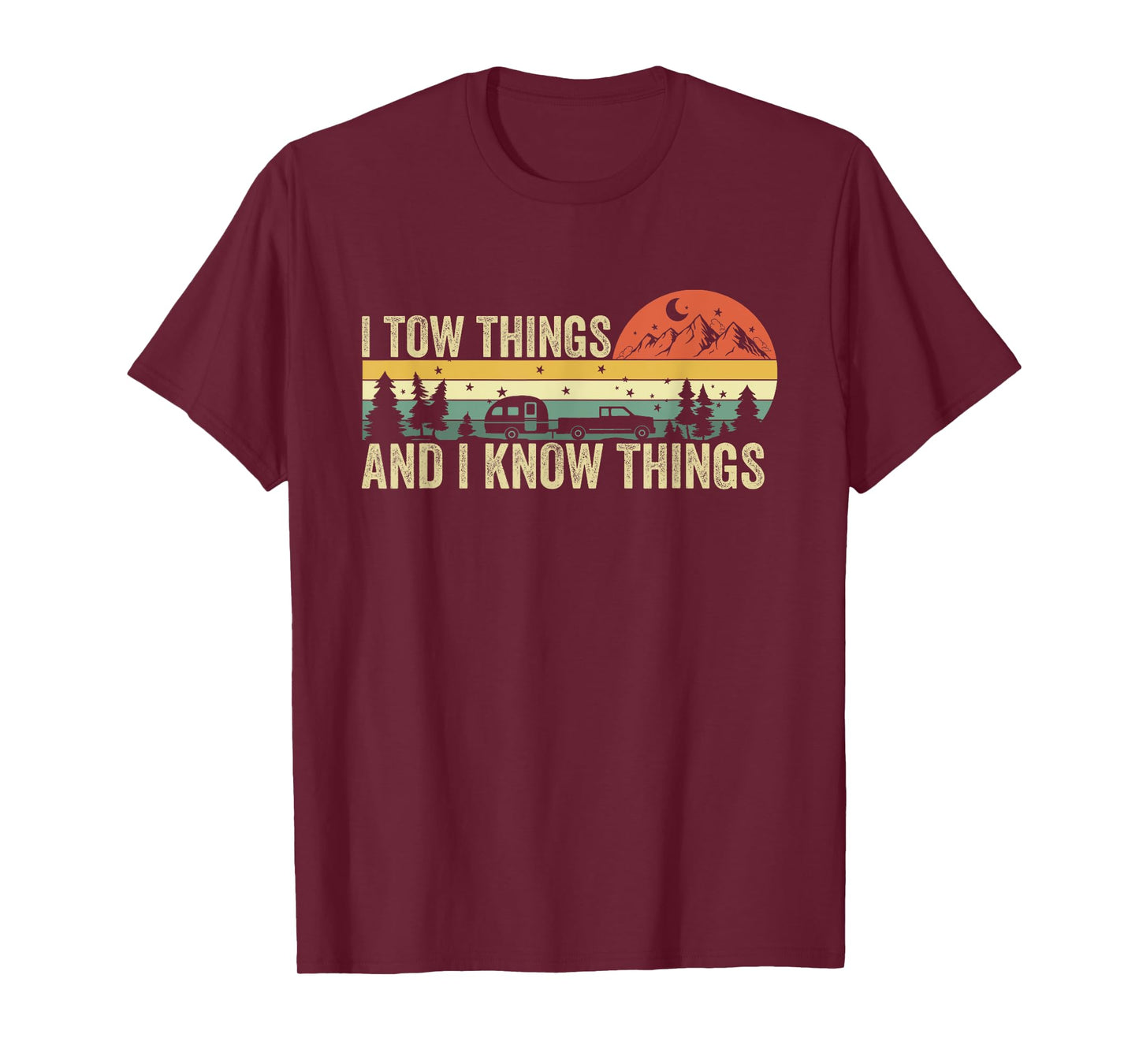 Vintage I Tow Things and I know Things Funny Father's Day T-Shirt