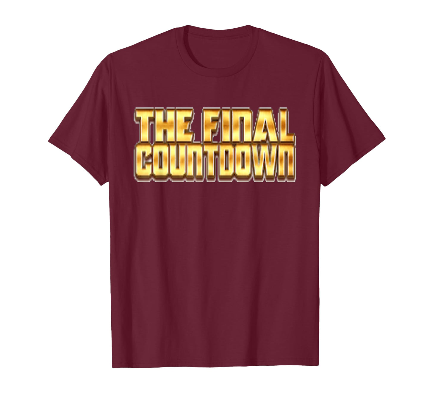 t-shirt the final countdown rock tee shirt T-Shirt