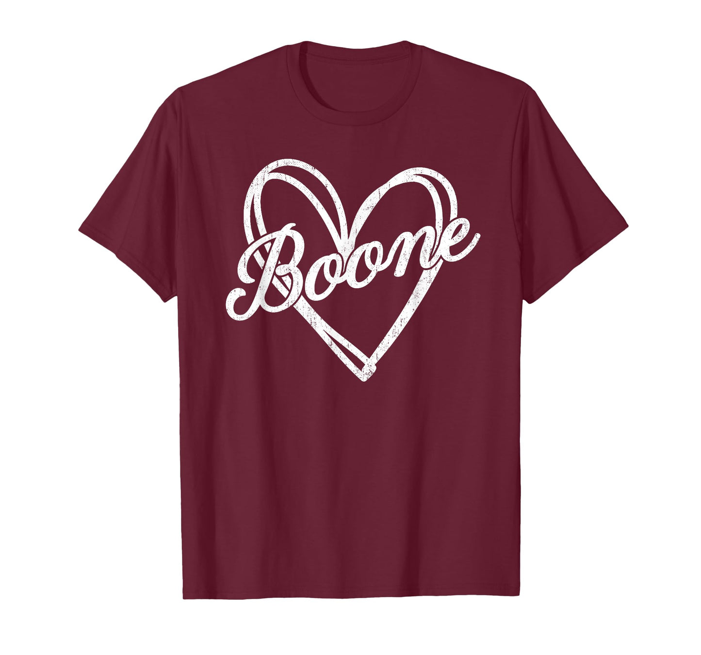 Boone Heart Men Women Kid Vintage T-Shirt