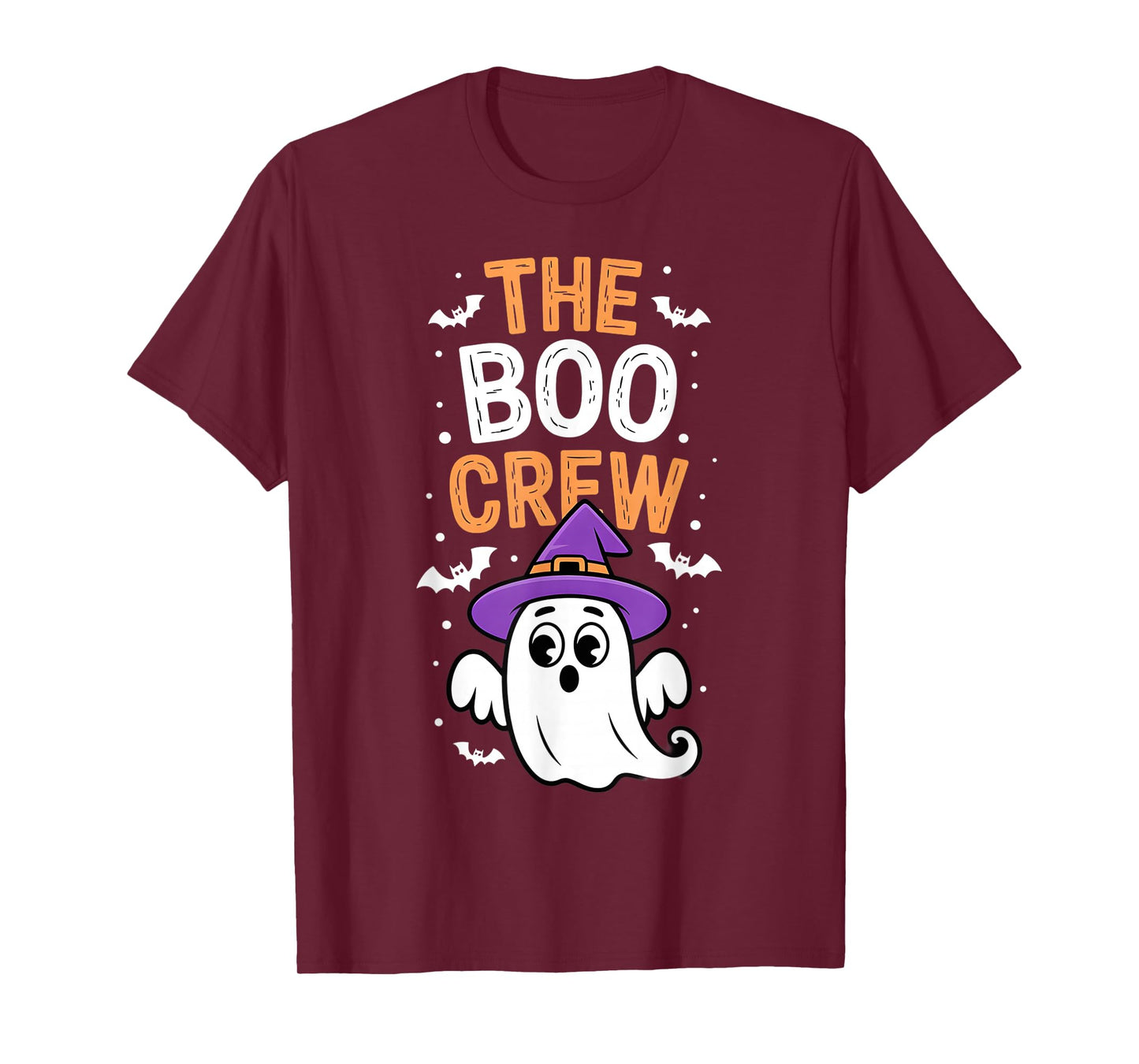 Halloween Ghost The Boo Crew Costume Matching Women Gifts T-Shirt