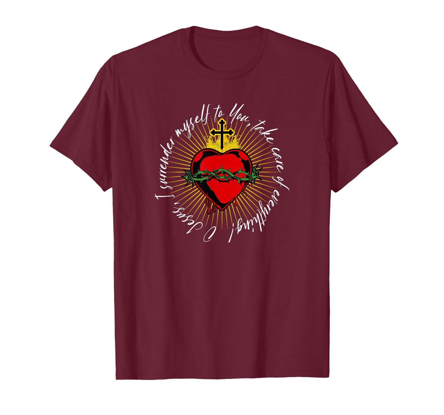 Surrender Novena O Jesus I surrender myself to You Catholic T-Shirt