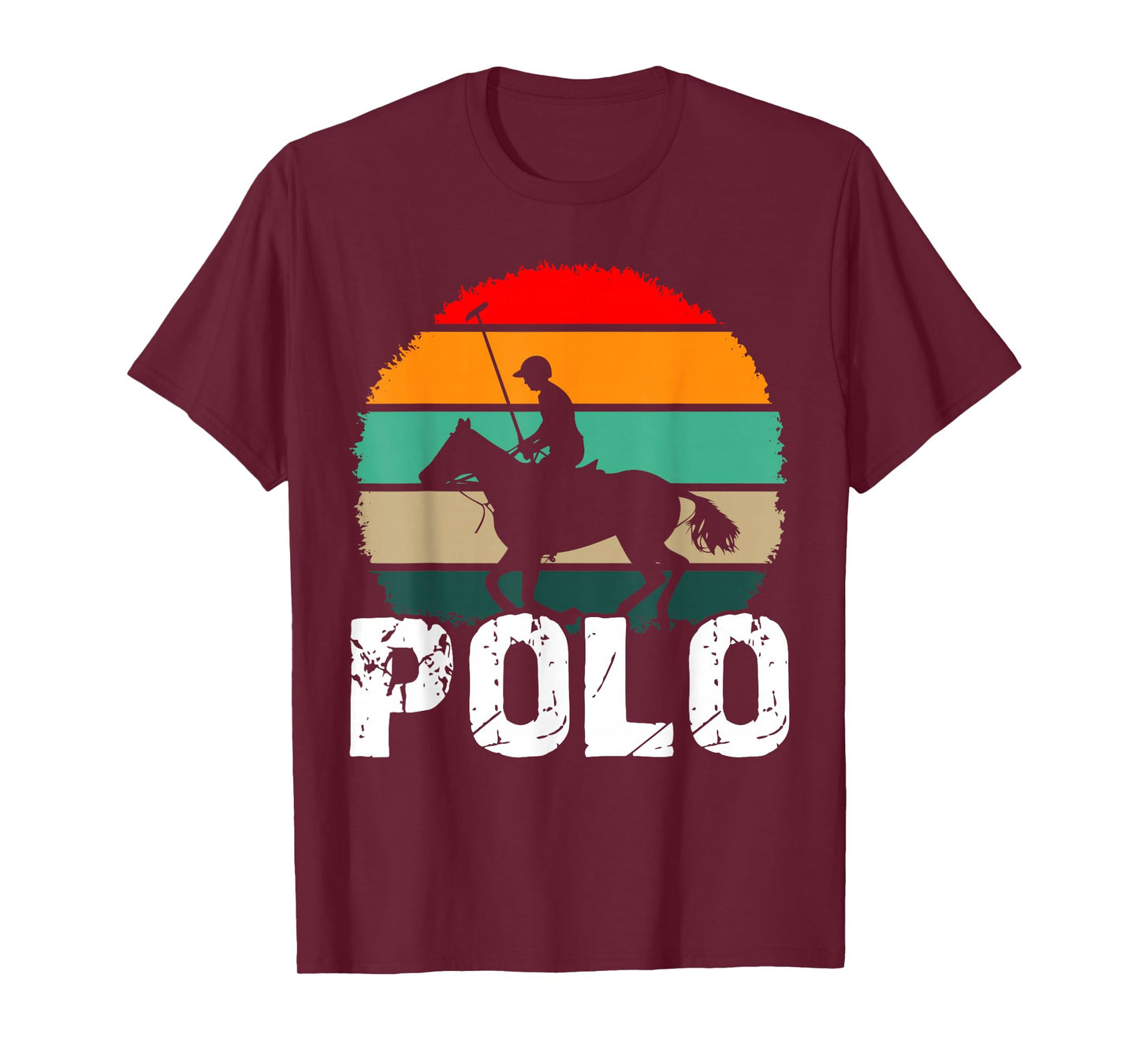 Western Horse Polo Practice Vintage Horseback Riding T-Shirt