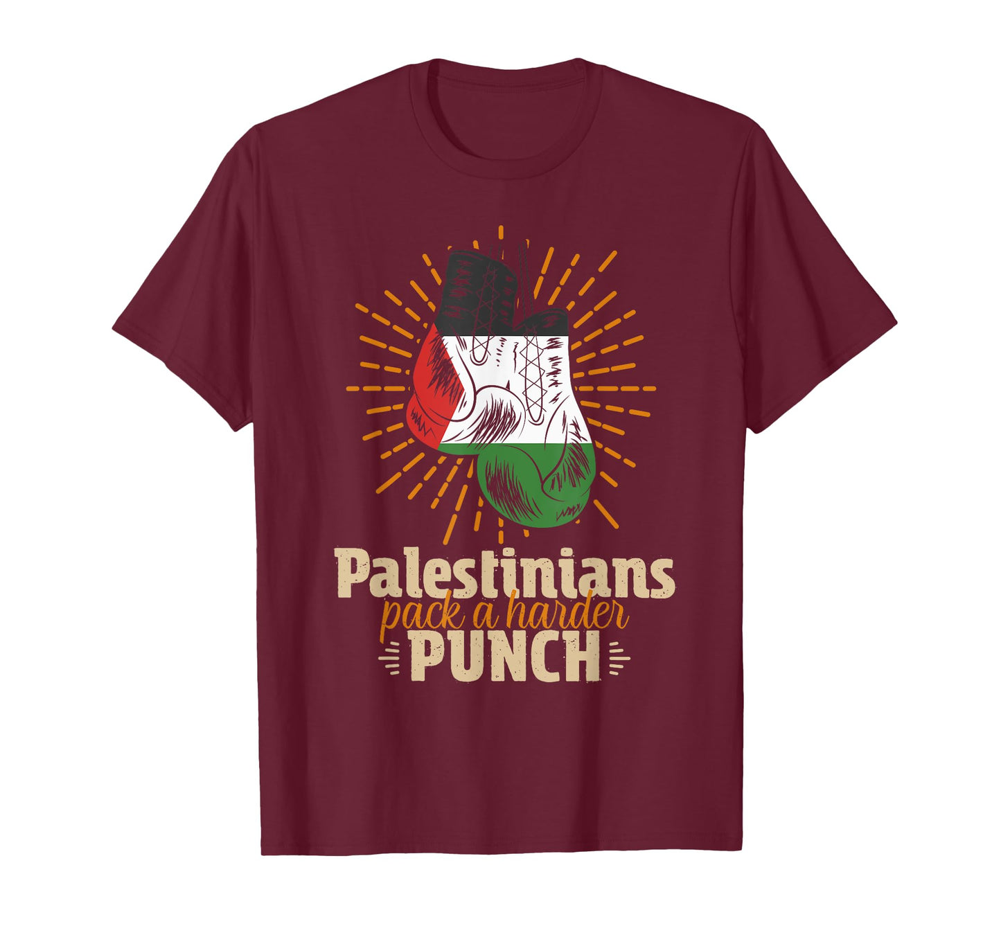 Palestine Palestinian Wrestling Boxing T-Shirt