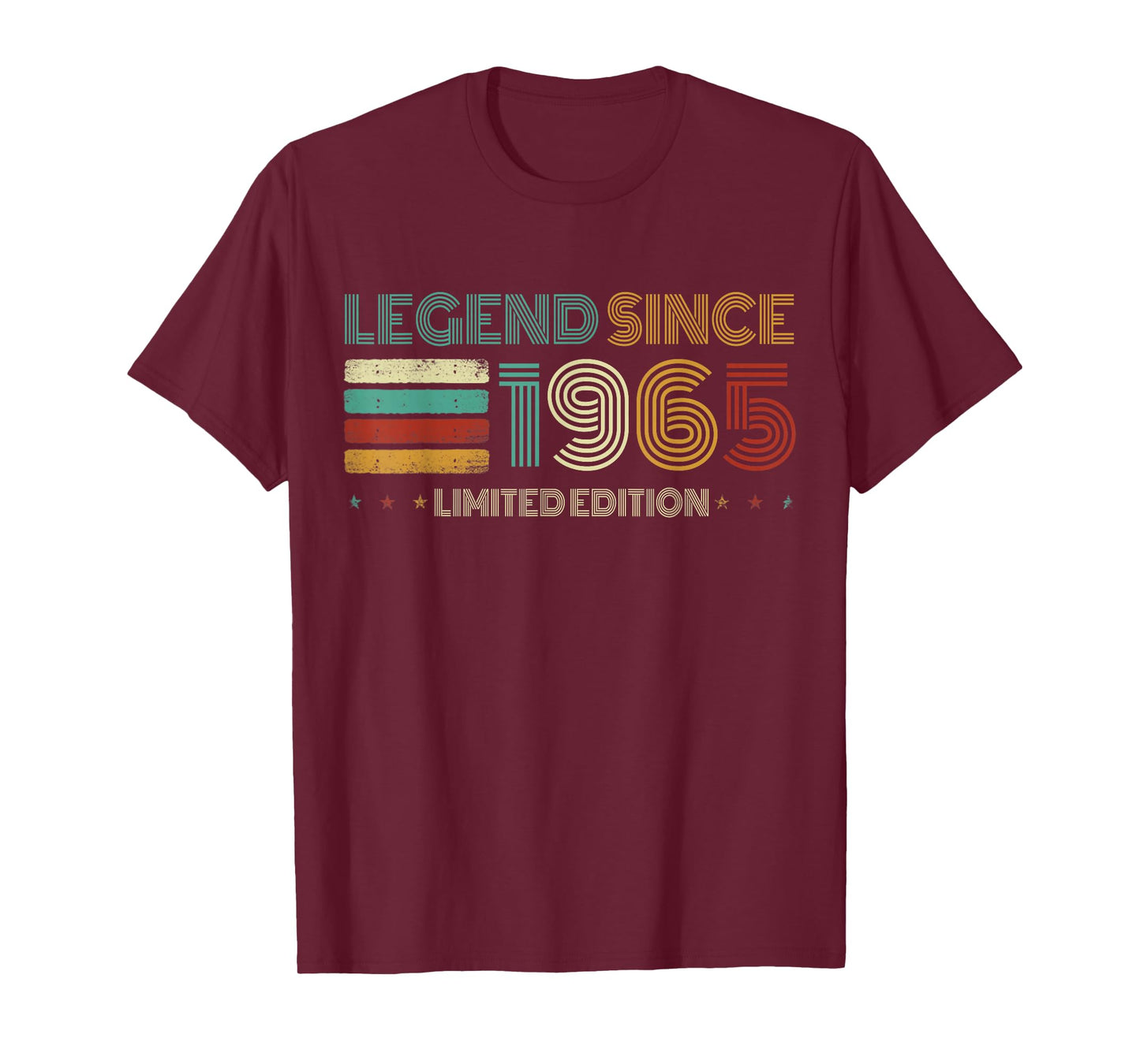 60 Years Old Legend Since 1965 60th Birthday T-Shirt