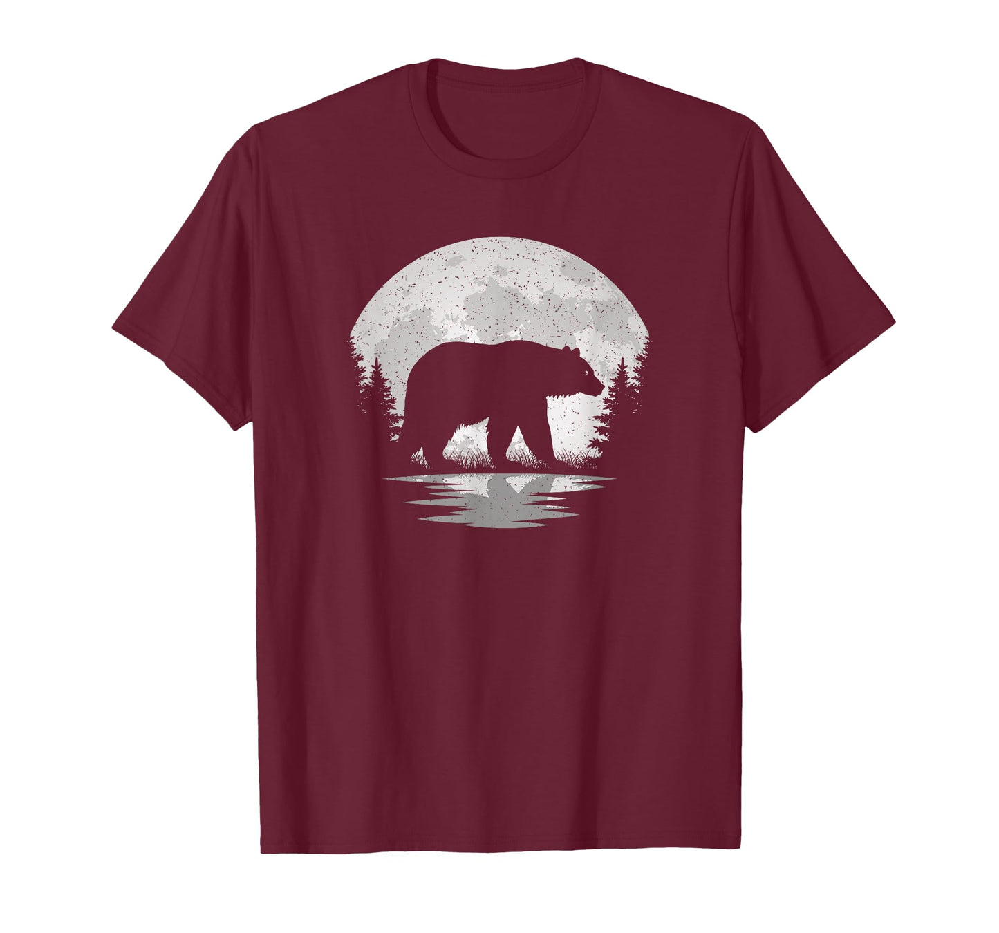 Bear Moon Vintage Bear Lover Wildlife Men Women Kids T-Shirt