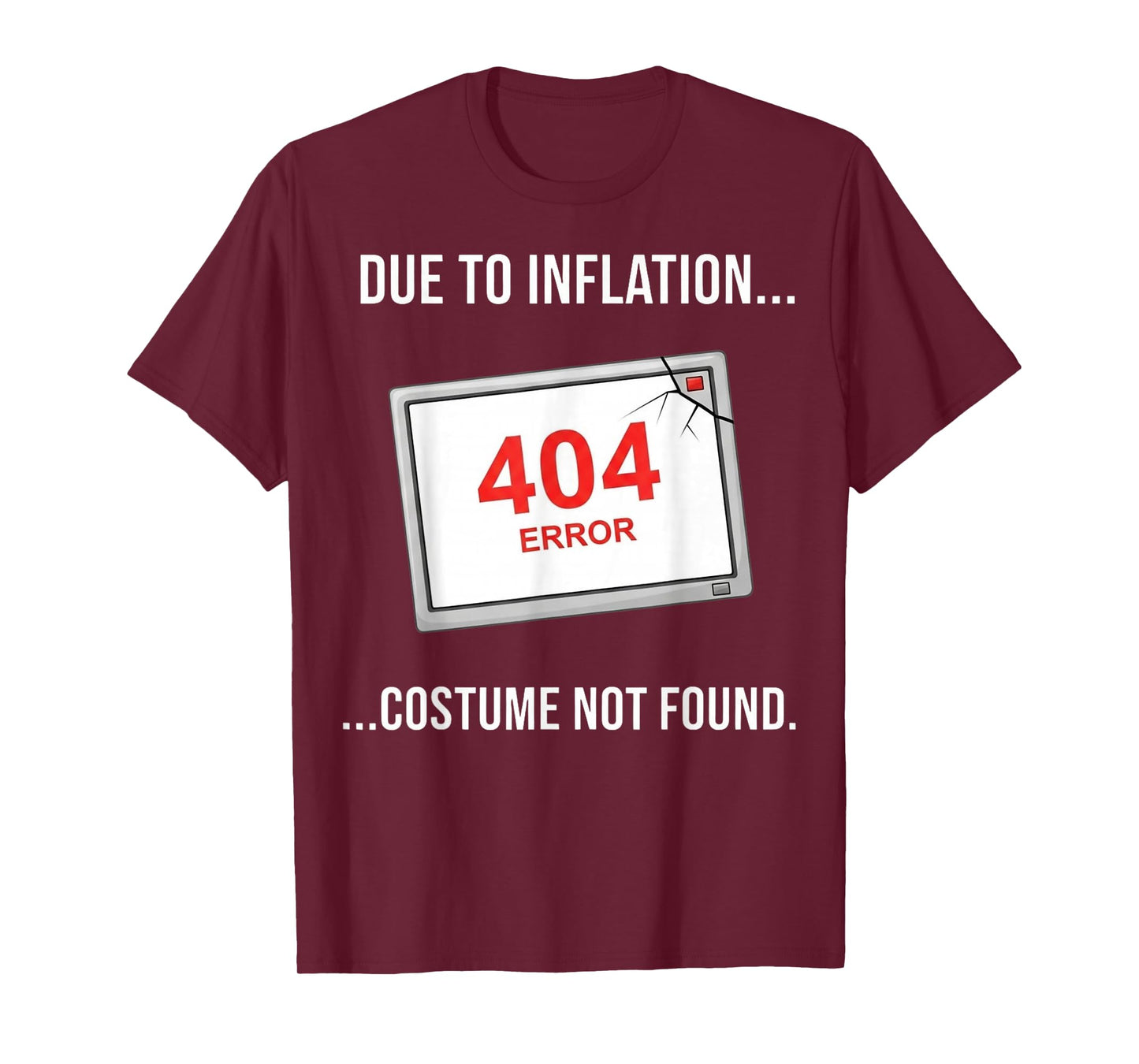 Error 404 Halloween Costume Funny Halloween 2025 T-Shirt