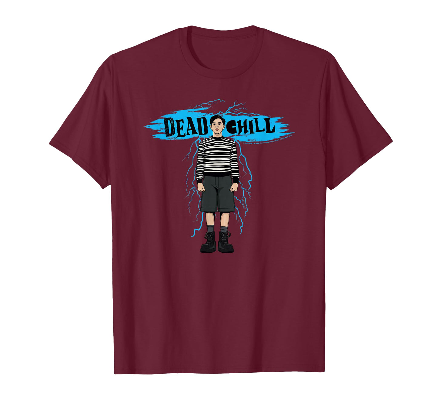 Wednesday Season 2 Dead Chill Pugsley Addams Logo T-Shirt