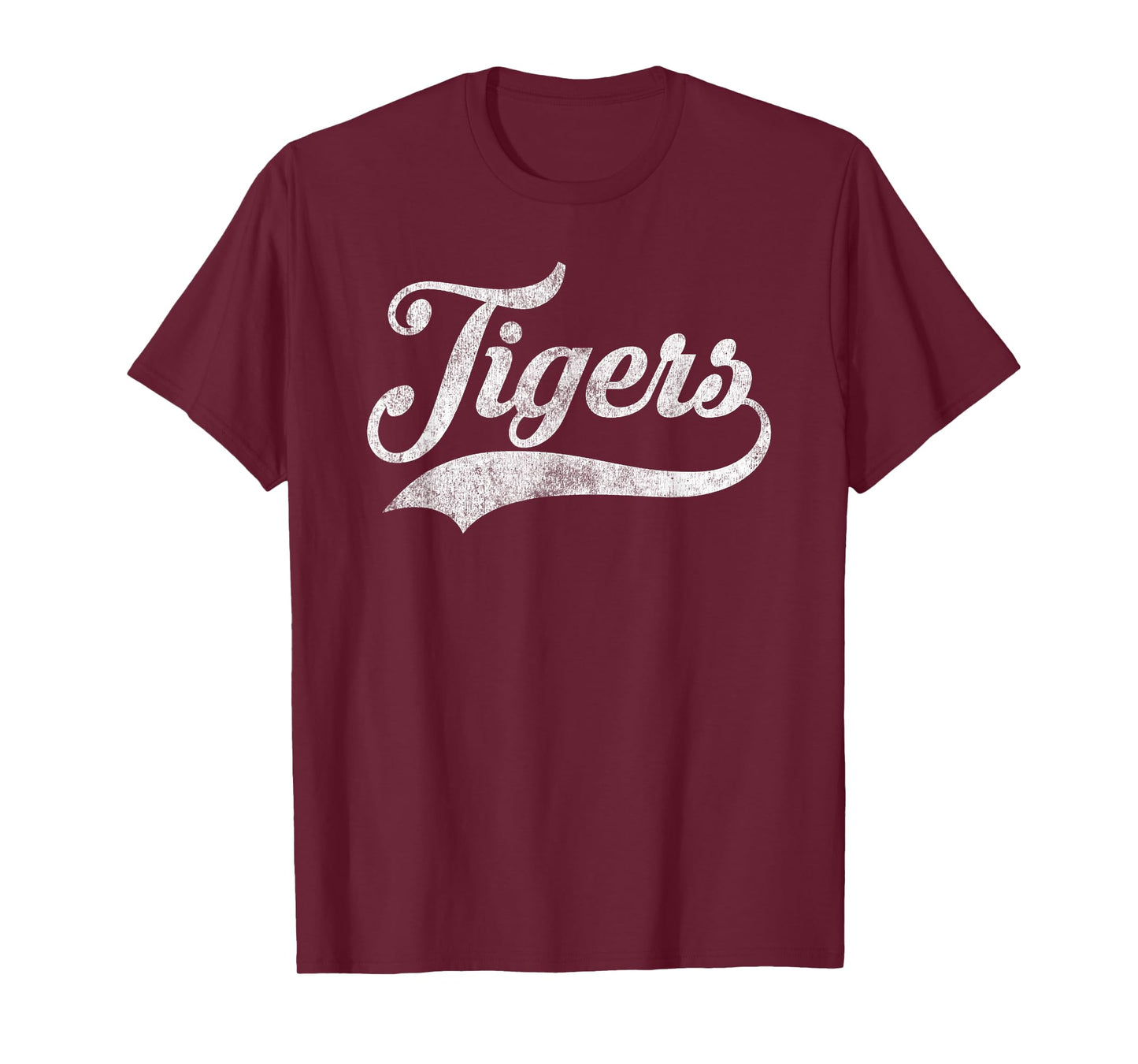 Retro Tigers School Sports Name for Men Women Kids T-Shirt