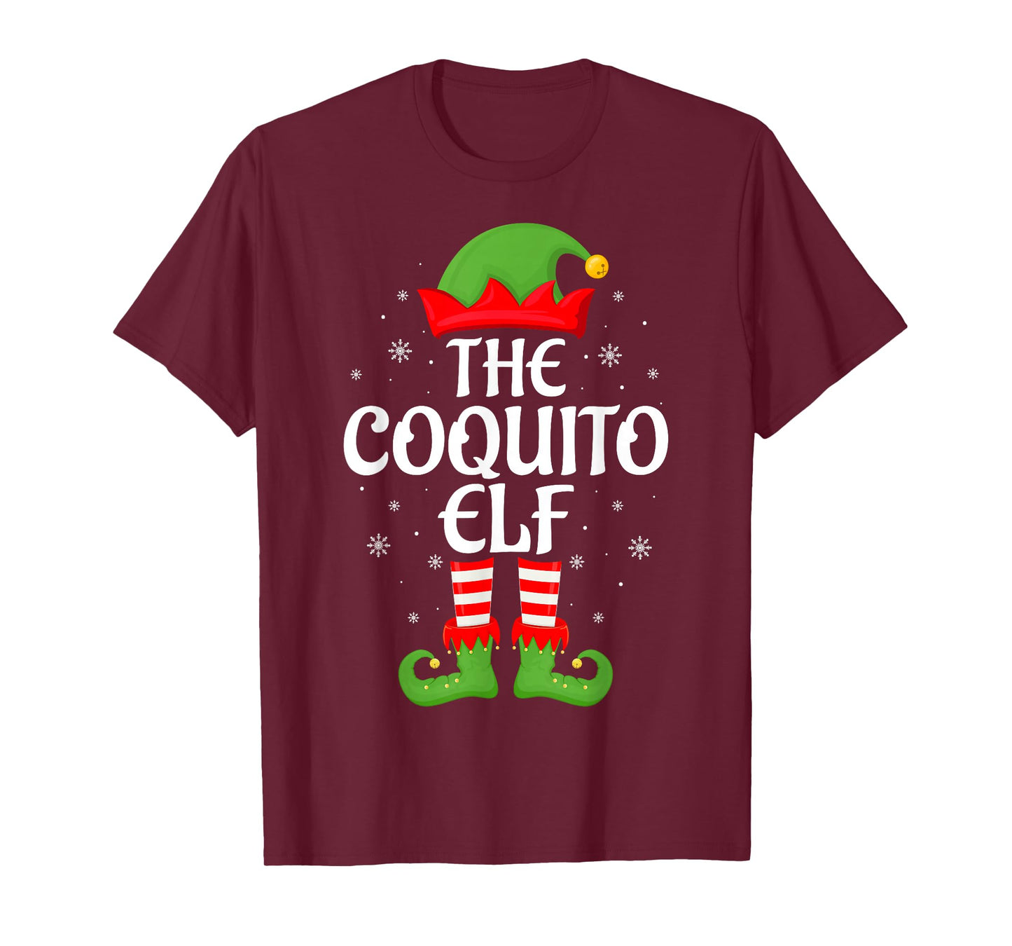 Coquito Elf Xmas Family Matching Elf Squad Christmas T-Shirt