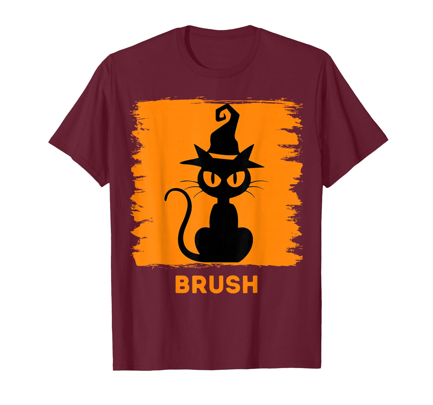 Halloween Black Cat Bruh for Teens Boys Girls Men Women Meme T-Shirt