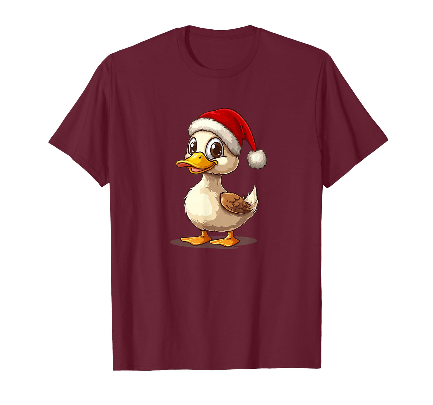 Santa Claus Hat Makes This Duck Extra Jolly T-Shirt
