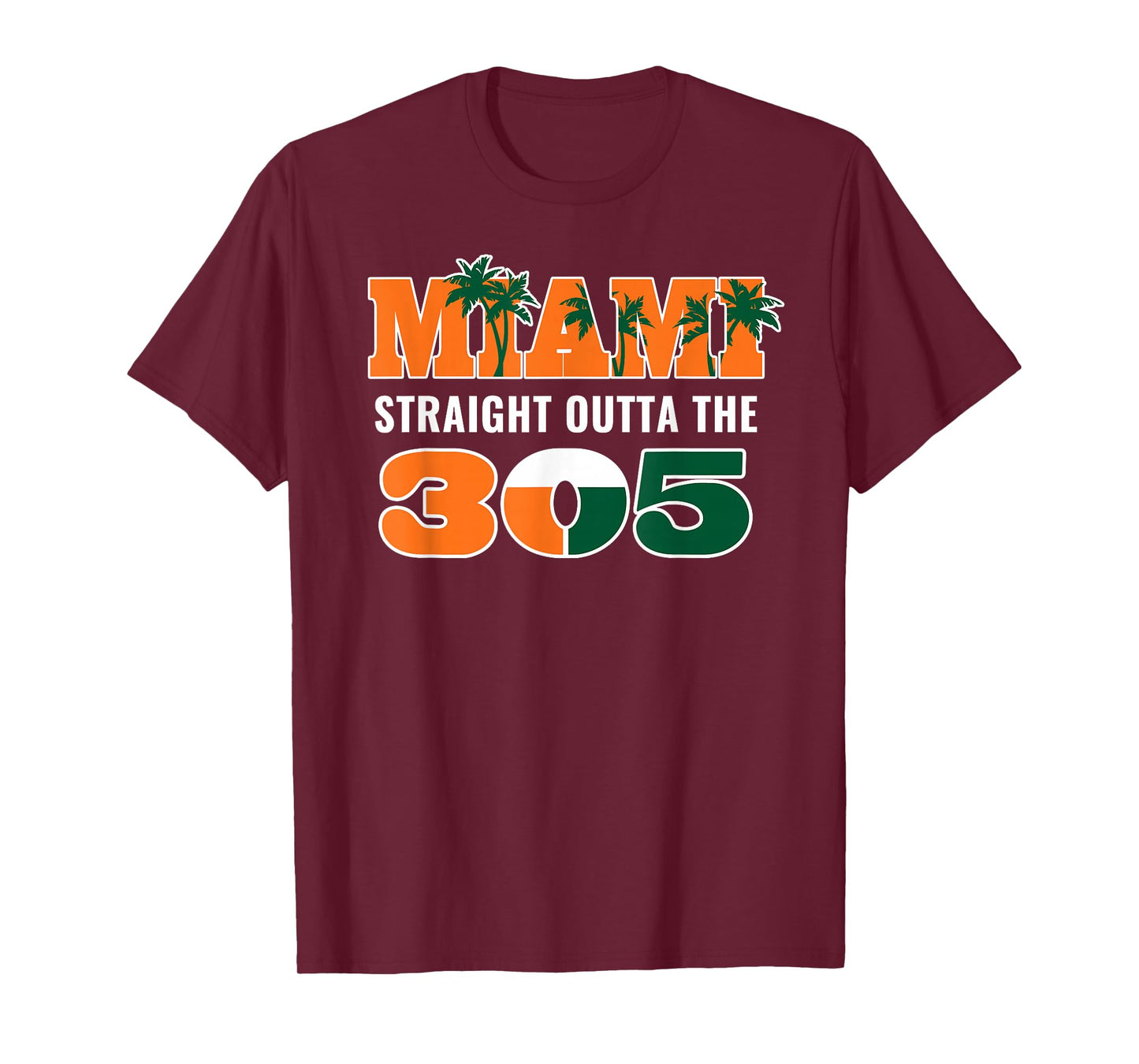 Straight Outta The 305 Miami Florida Pride Lifestyle T-Shirt