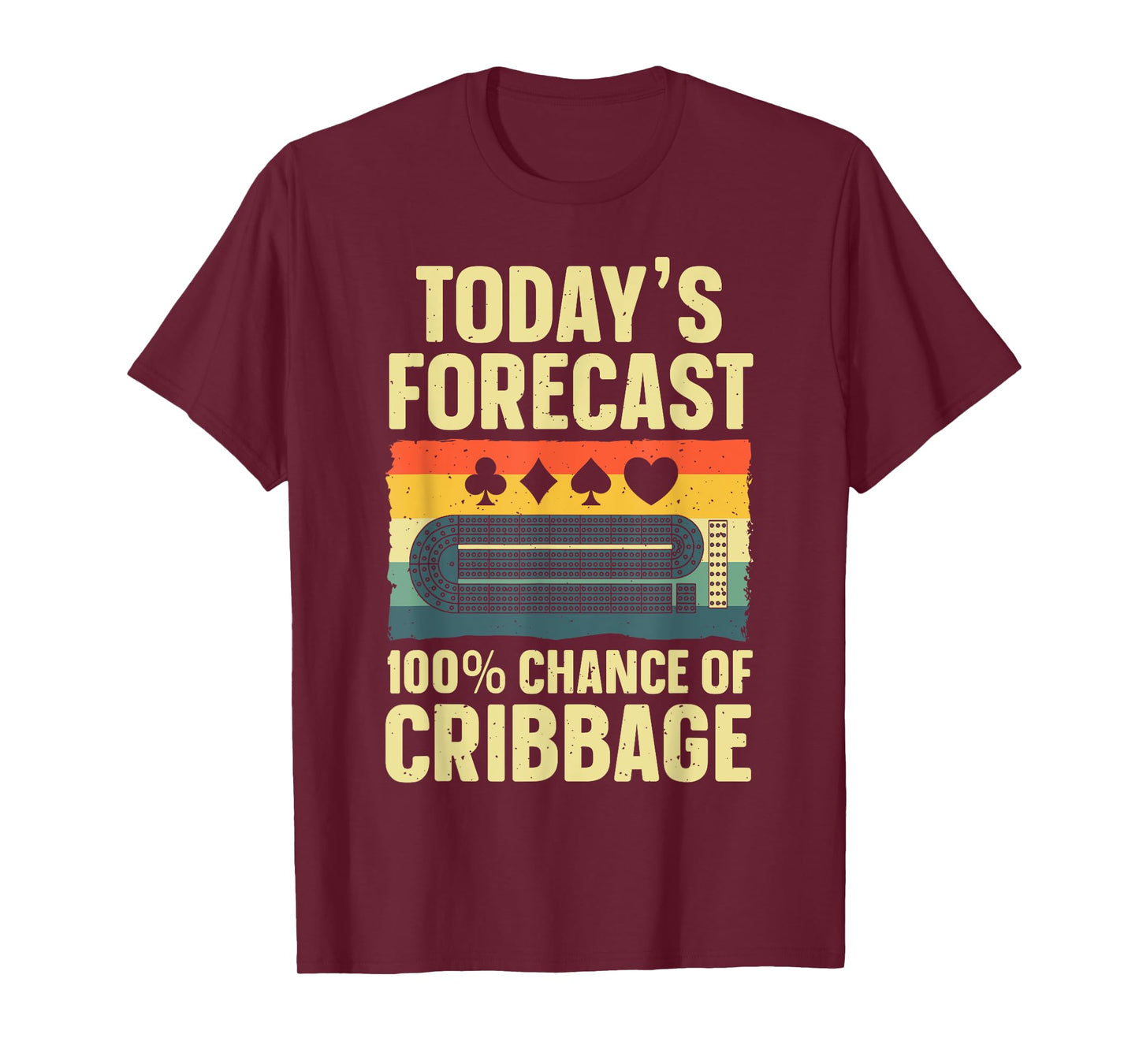 Funny Cribbage Design For Men Women Kids Card Game Cribbage T-Shirt